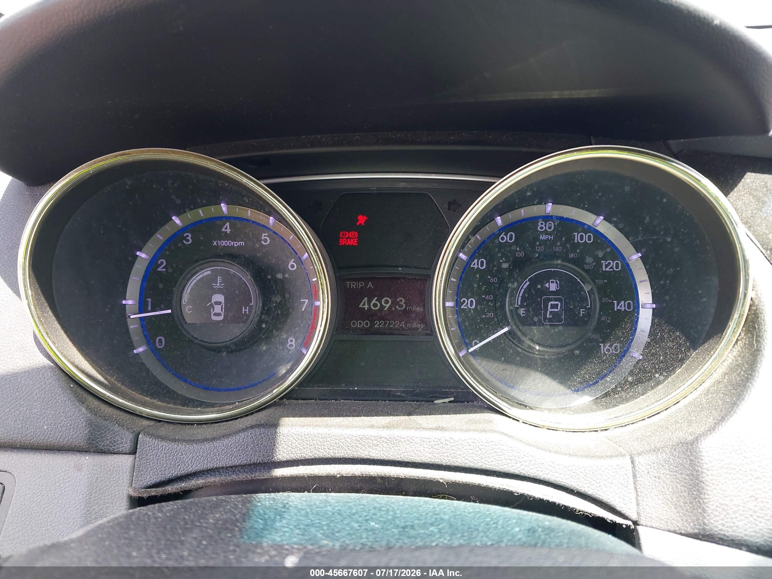 2013 Hyundai Sonata Limited Серый vin: 5NPEC4AC8DH592589