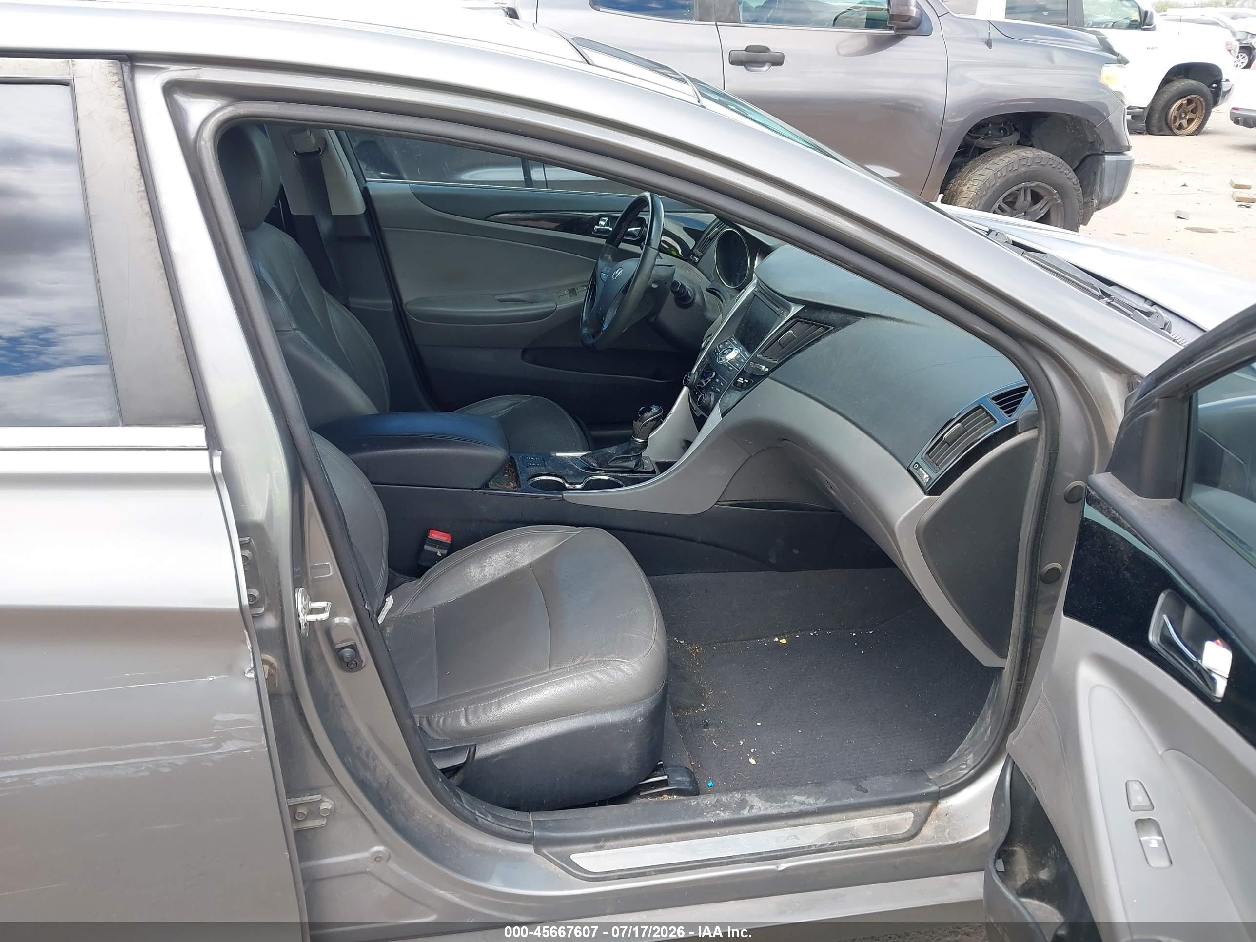 2013 Hyundai Sonata Limited Серый vin: 5NPEC4AC8DH592589