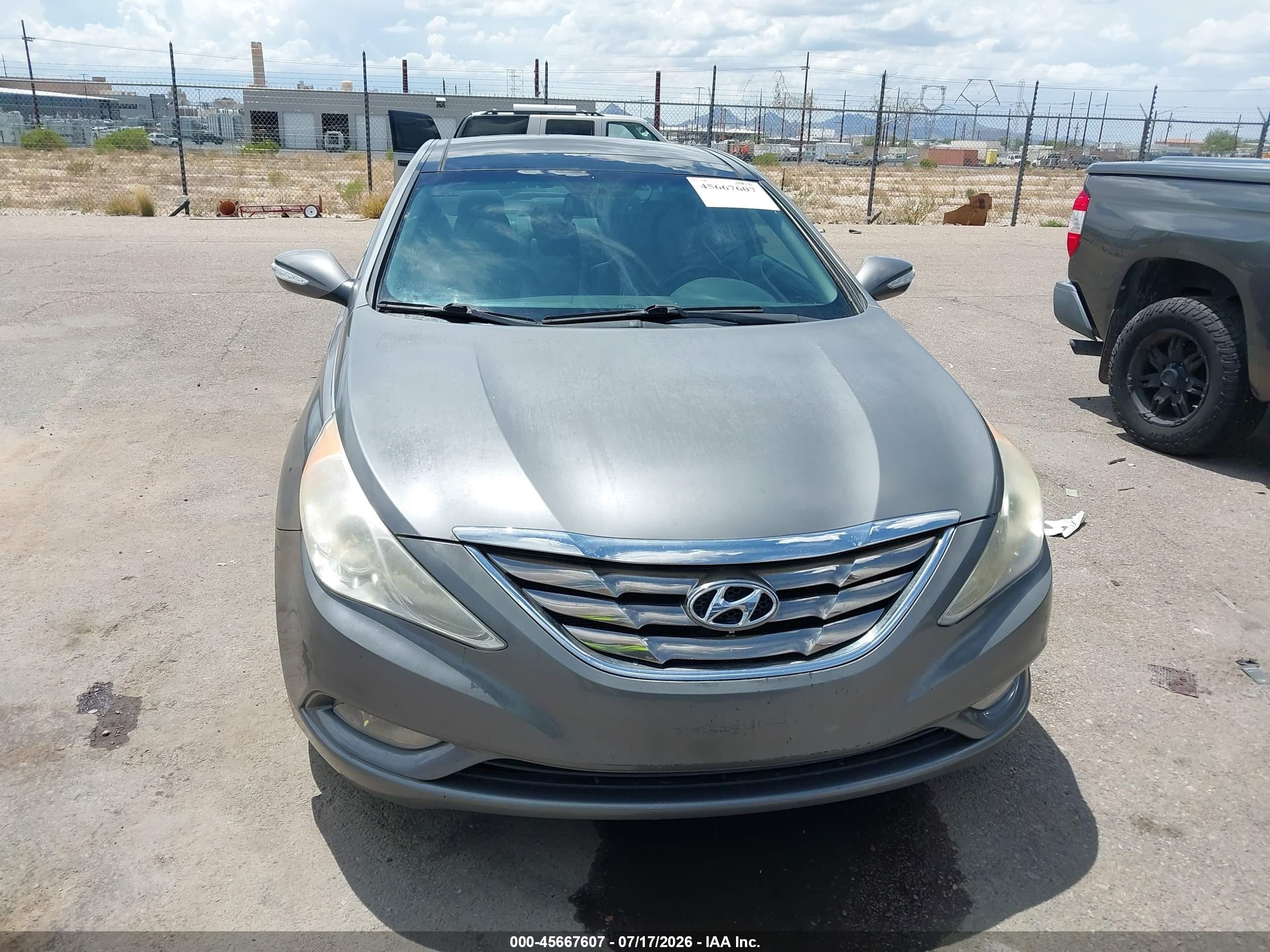 2013 Hyundai Sonata Limited Серый vin: 5NPEC4AC8DH592589