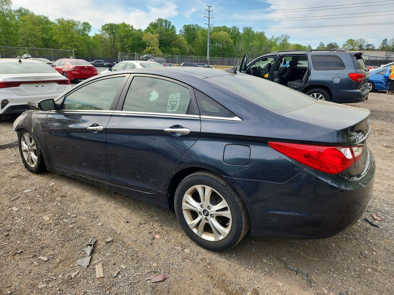 2013 Hyundai Sonata Limited Черный vin: 5NPEC4AC8DH595976