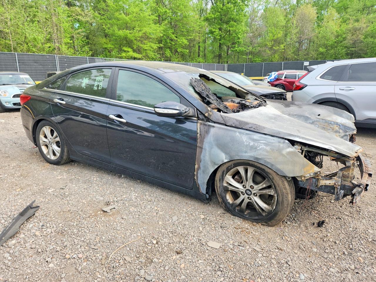 2013 Hyundai Sonata Limited Черный vin: 5NPEC4AC8DH595976
