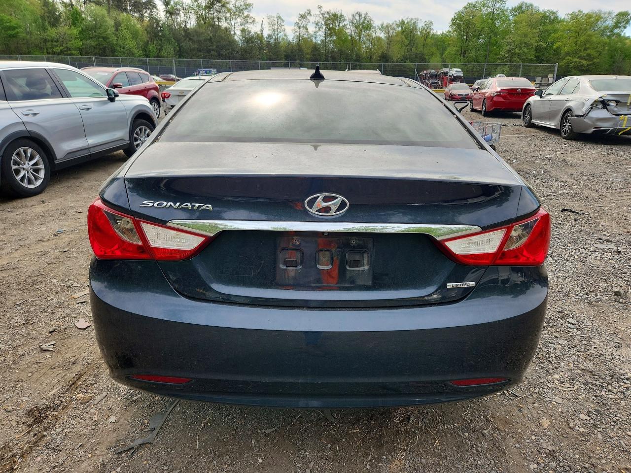 2013 Hyundai Sonata Limited Черный vin: 5NPEC4AC8DH595976