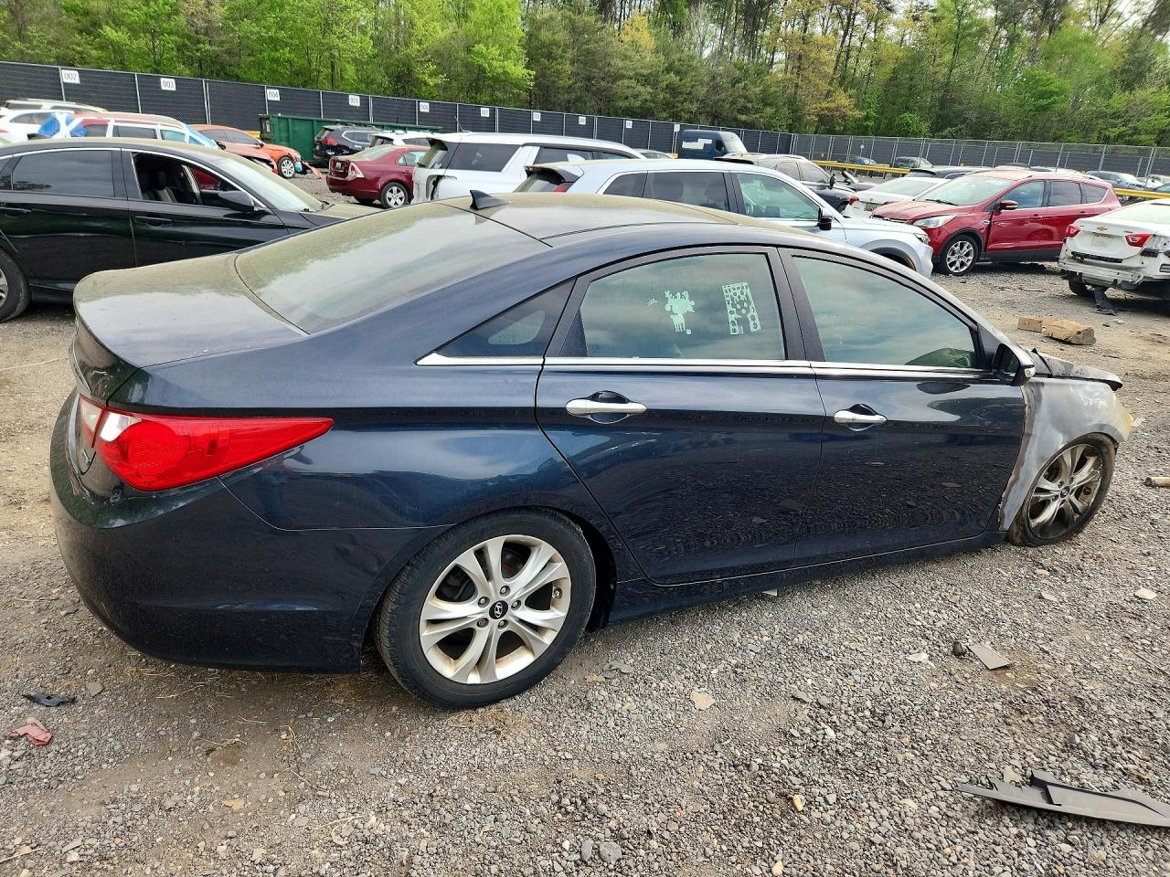 2013 Hyundai Sonata Limited Черный vin: 5NPEC4AC8DH595976