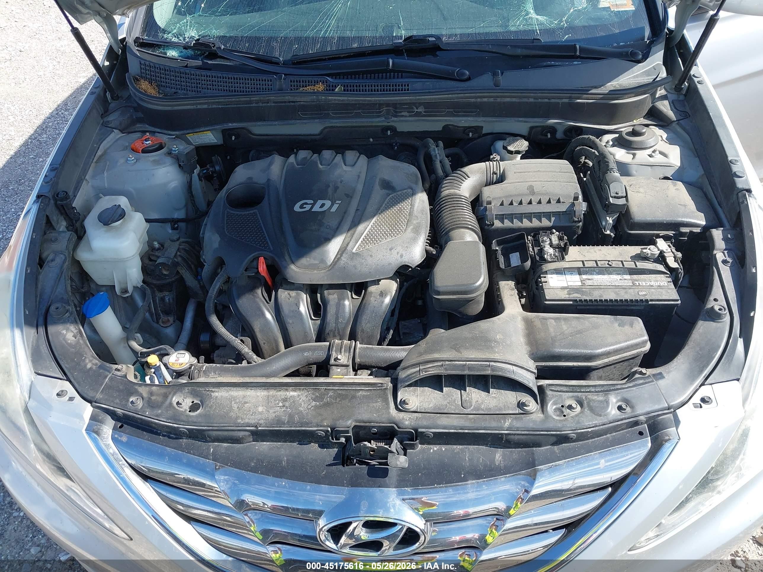 2013 Hyundai Sonata Se Silver vin: 5NPEC4AC8DH597176