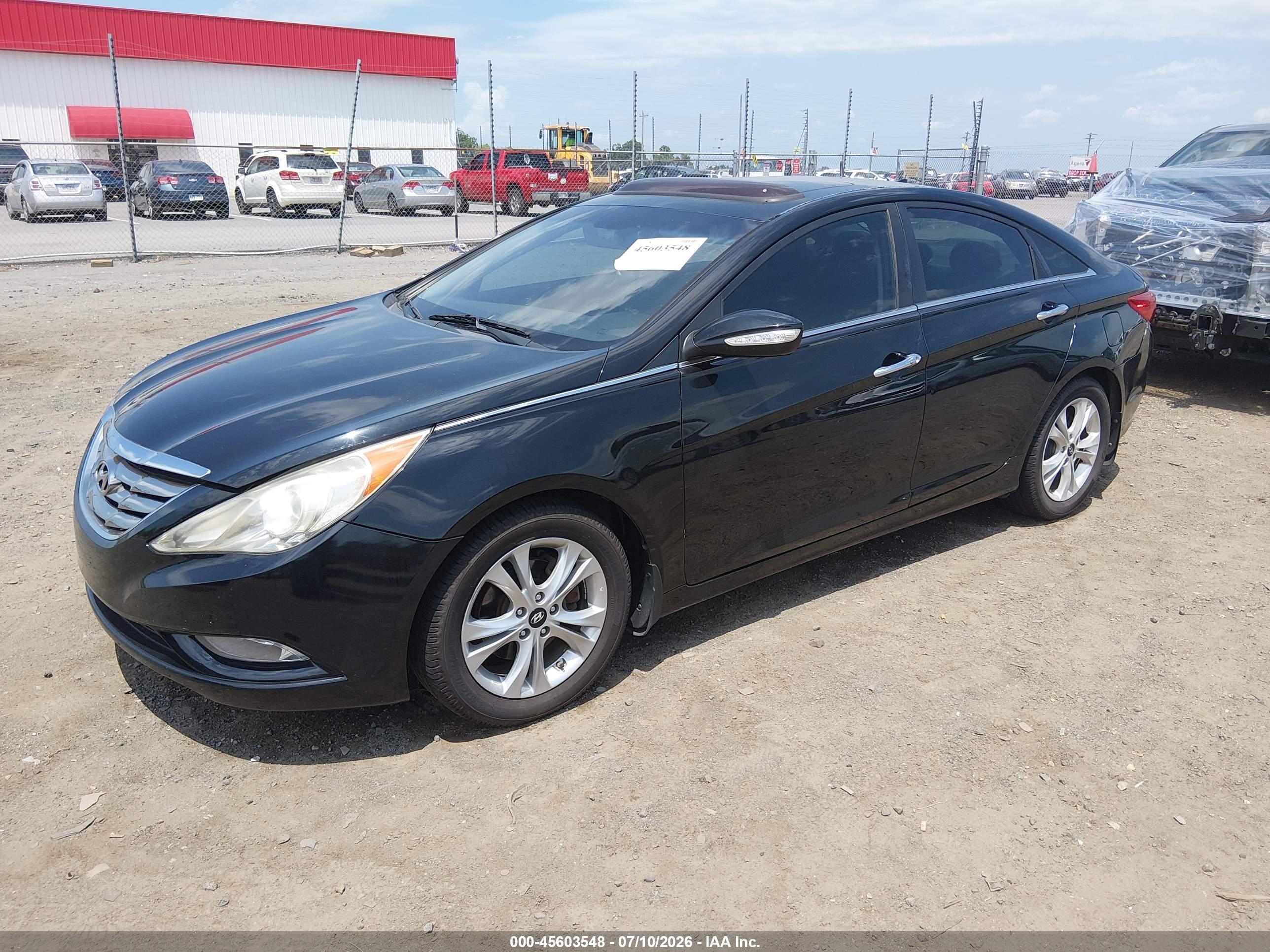 2013 Hyundai Sonata Limited Black vin: 5NPEC4AC8DH599008