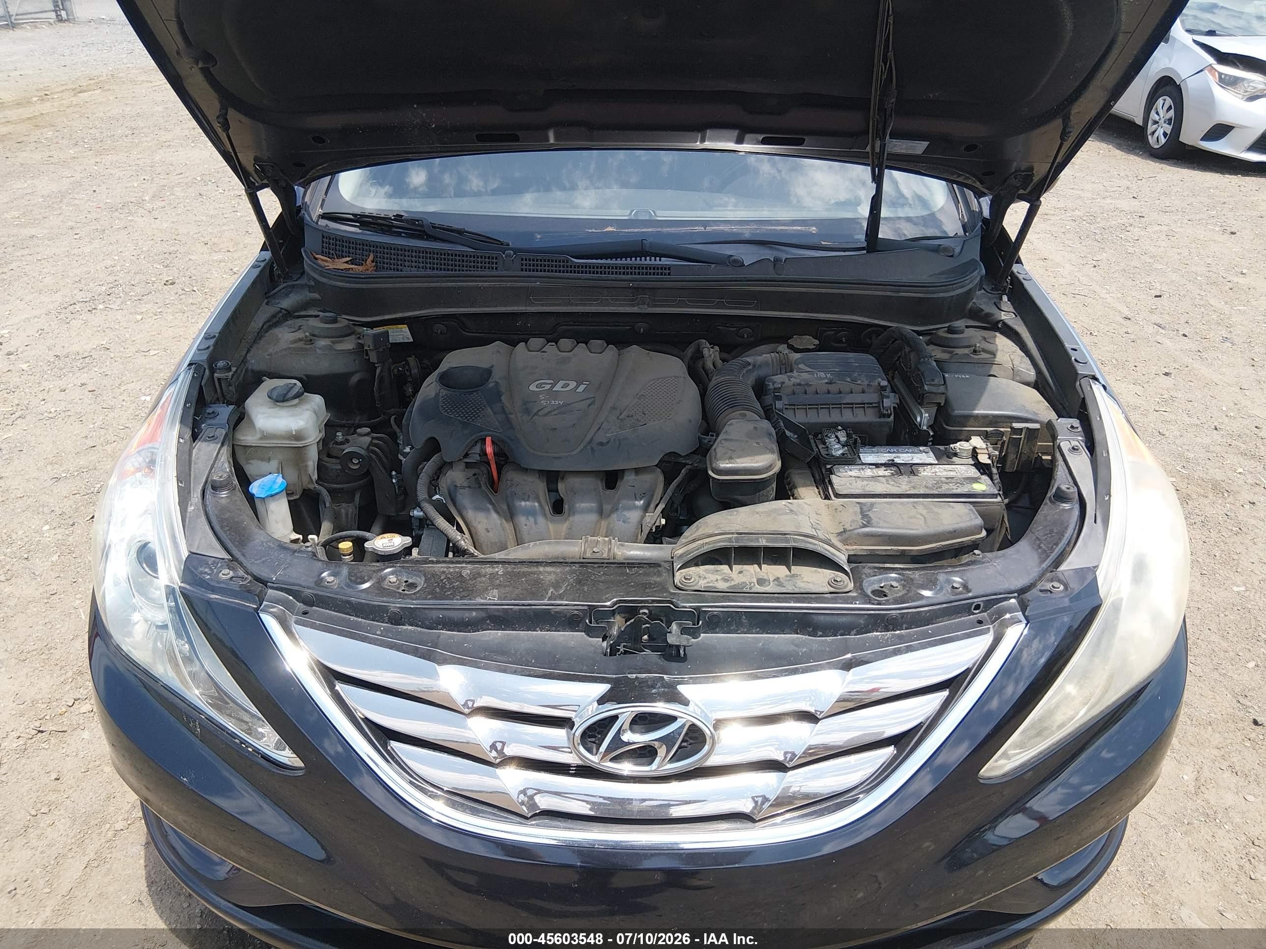 2013 Hyundai Sonata Limited Black vin: 5NPEC4AC8DH599008