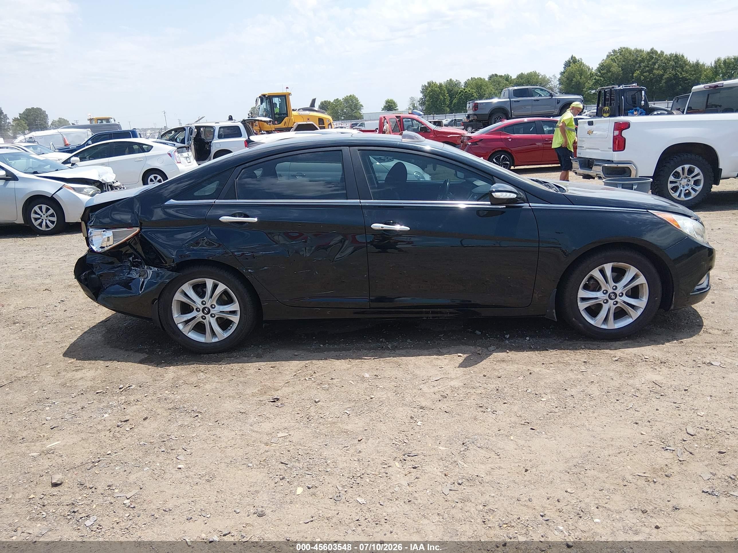 2013 Hyundai Sonata Limited Black vin: 5NPEC4AC8DH599008