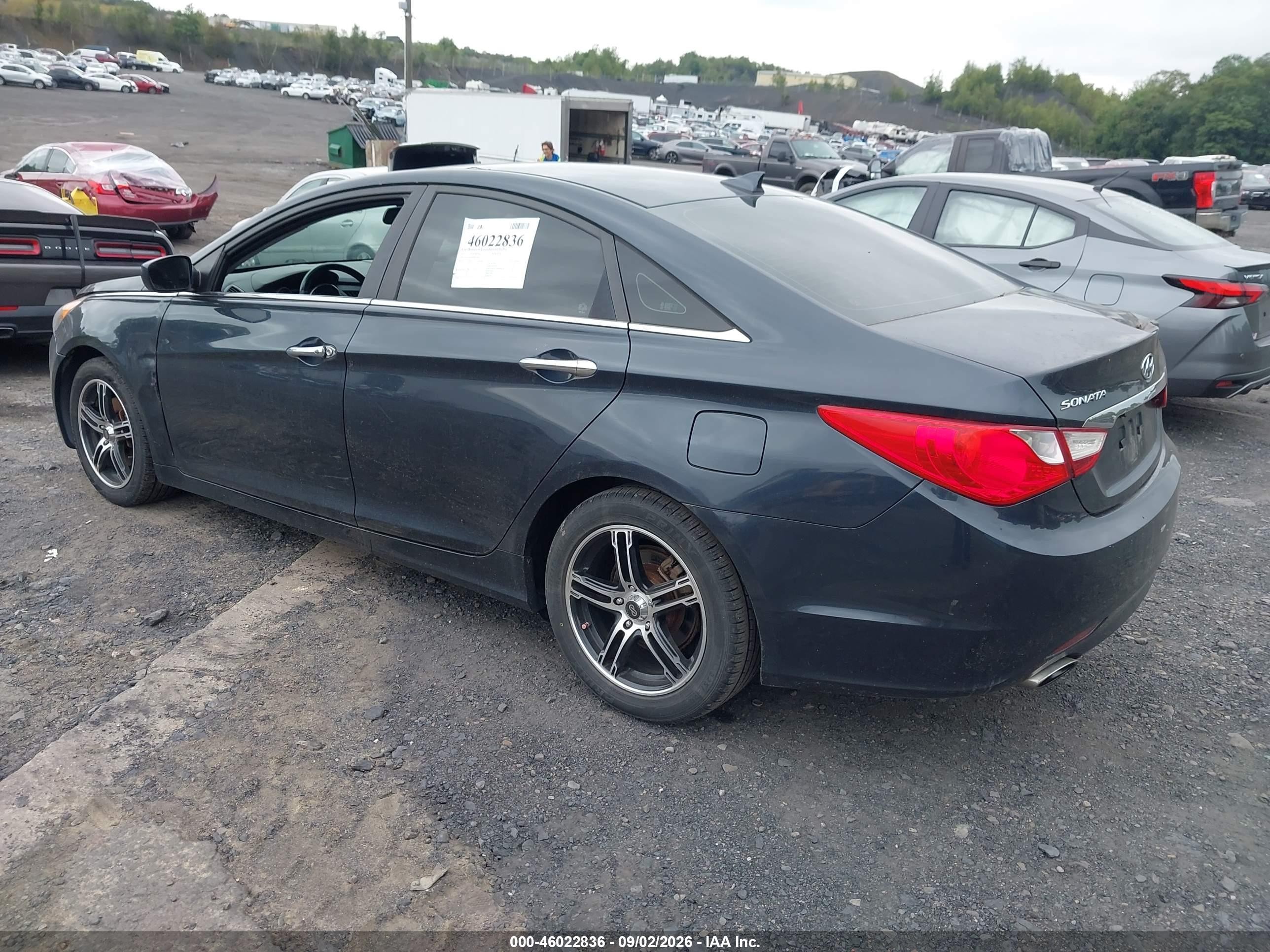 2013 Hyundai Sonata Se Blue vin: 5NPEC4AC8DH613604