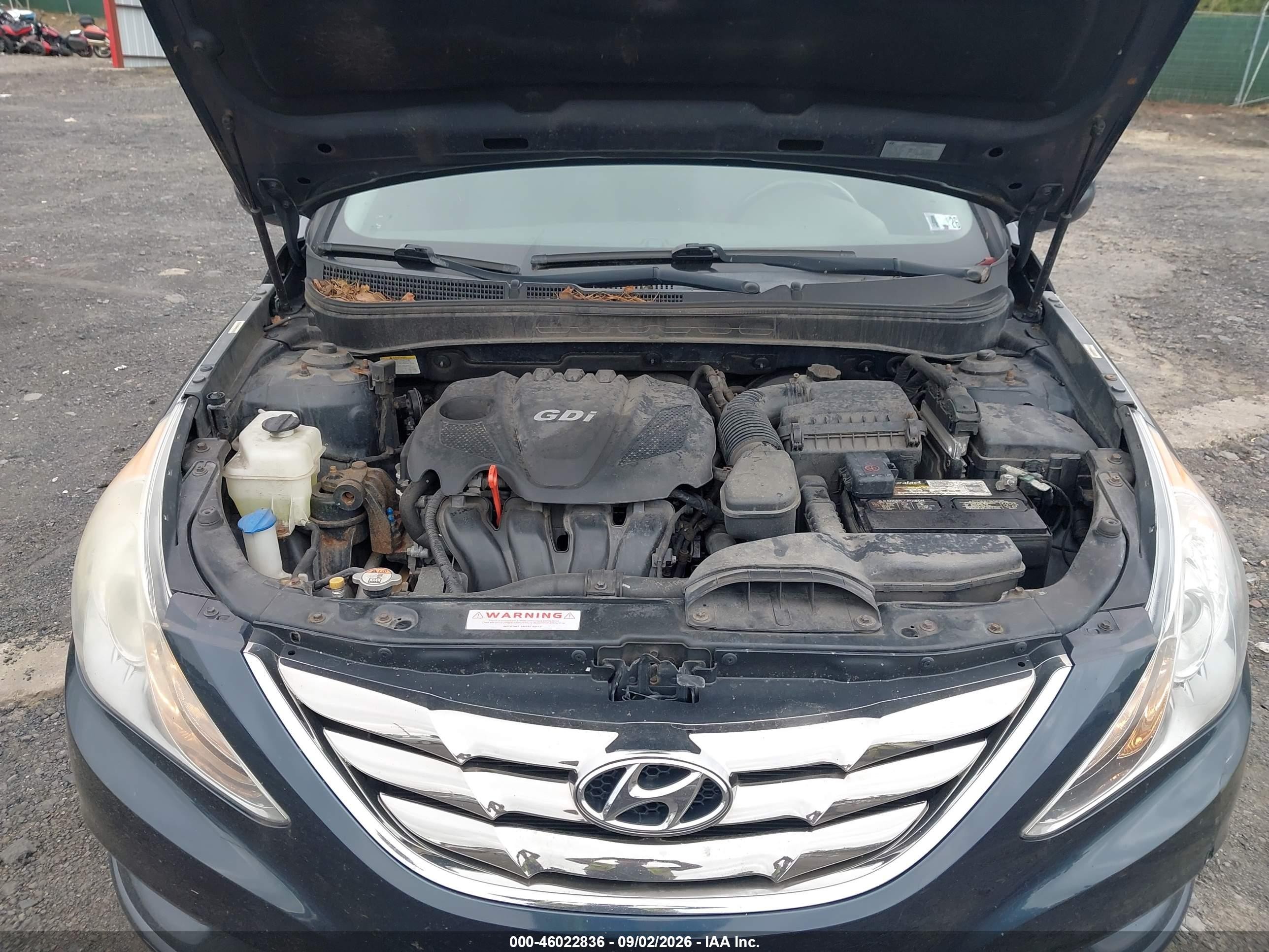 2013 Hyundai Sonata Se Blue vin: 5NPEC4AC8DH613604