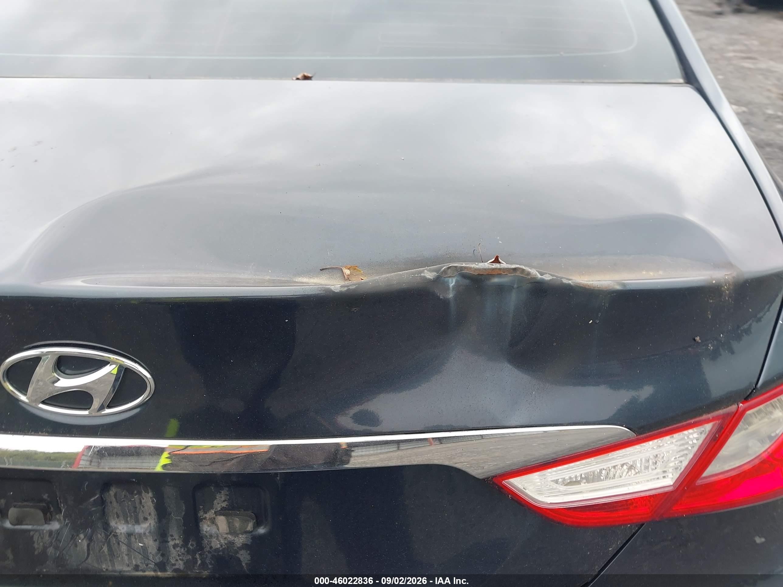 2013 Hyundai Sonata Se Blue vin: 5NPEC4AC8DH613604