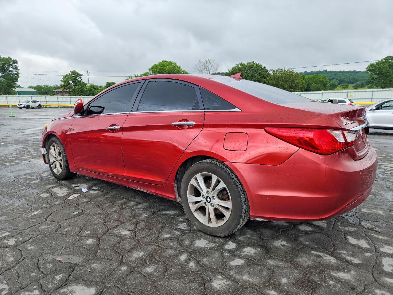 2013 Hyundai Sonata Limited Красный vin: 5NPEC4AC8DH627244