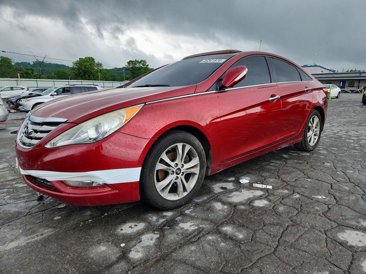 2013 Hyundai Sonata Limited Красный vin: 5NPEC4AC8DH627244