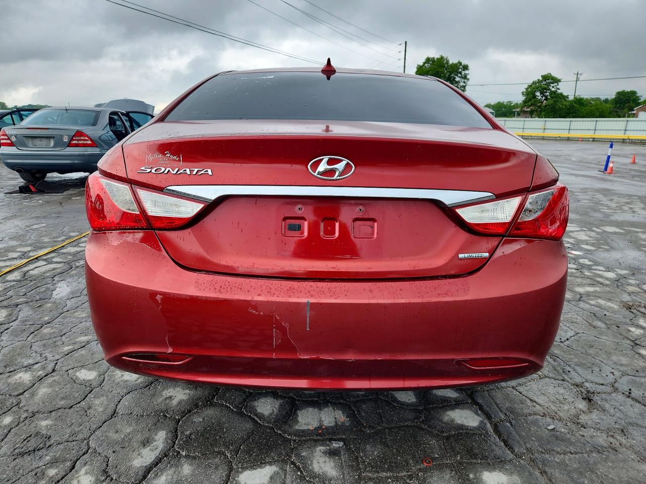2013 Hyundai Sonata Limited Красный vin: 5NPEC4AC8DH627244