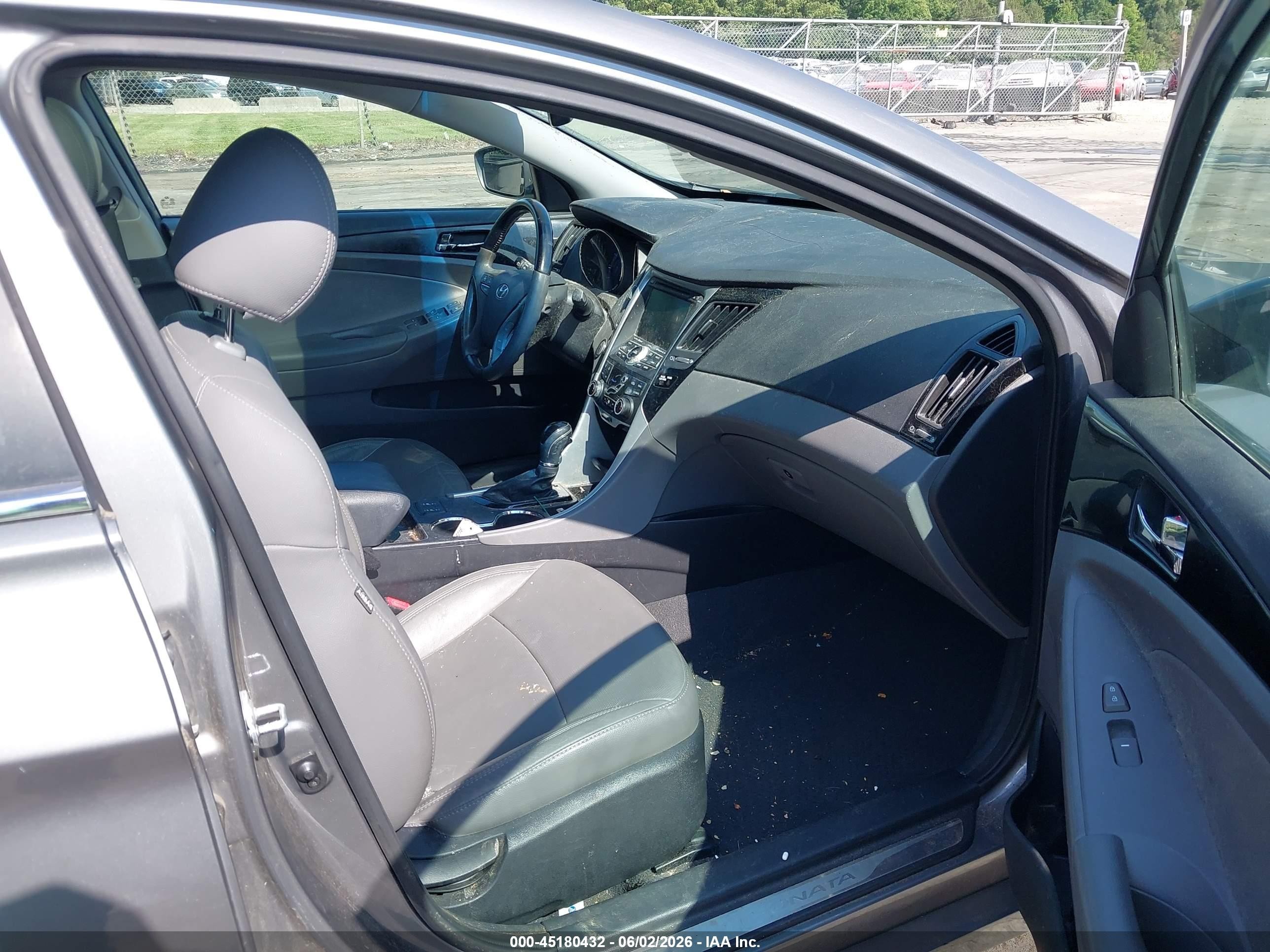 2013 Hyundai Sonata Limited Gray vin: 5NPEC4AC8DH629124