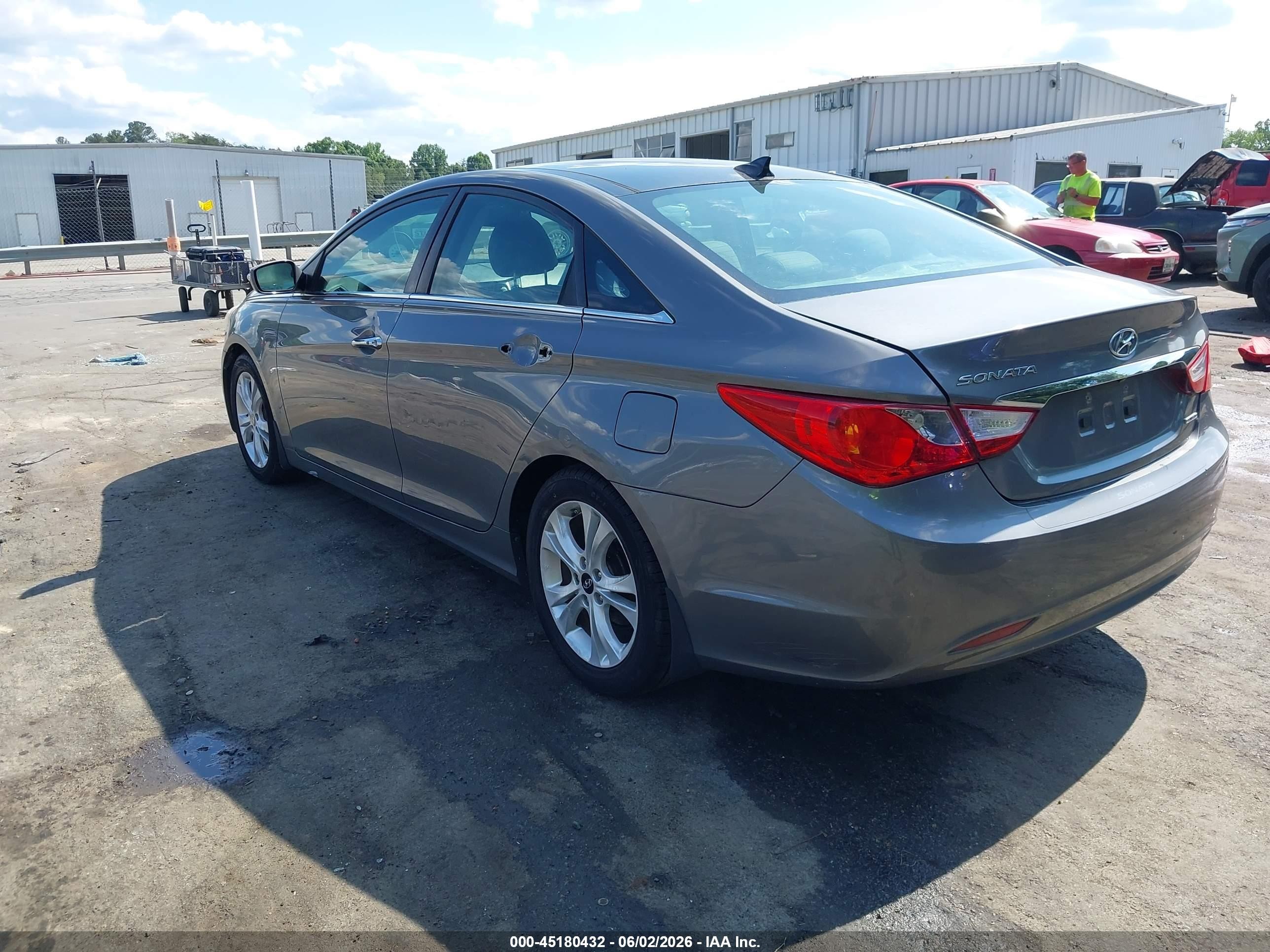 2013 Hyundai Sonata Limited Gray vin: 5NPEC4AC8DH629124