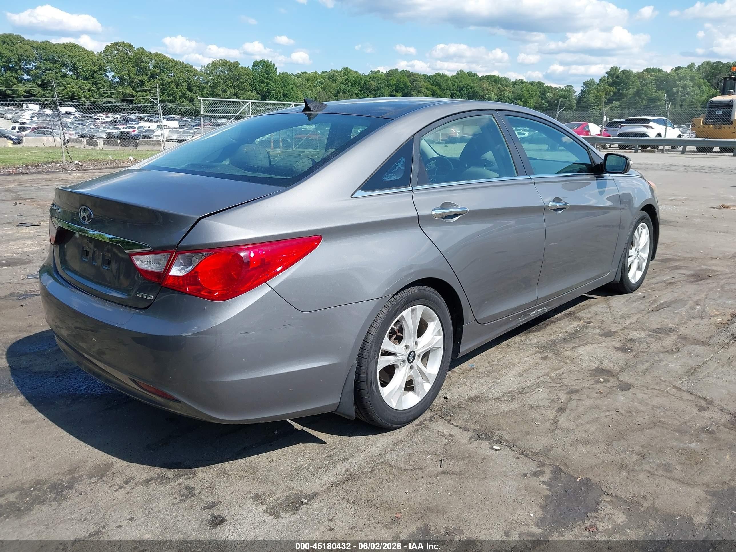 2013 Hyundai Sonata Limited Gray vin: 5NPEC4AC8DH629124