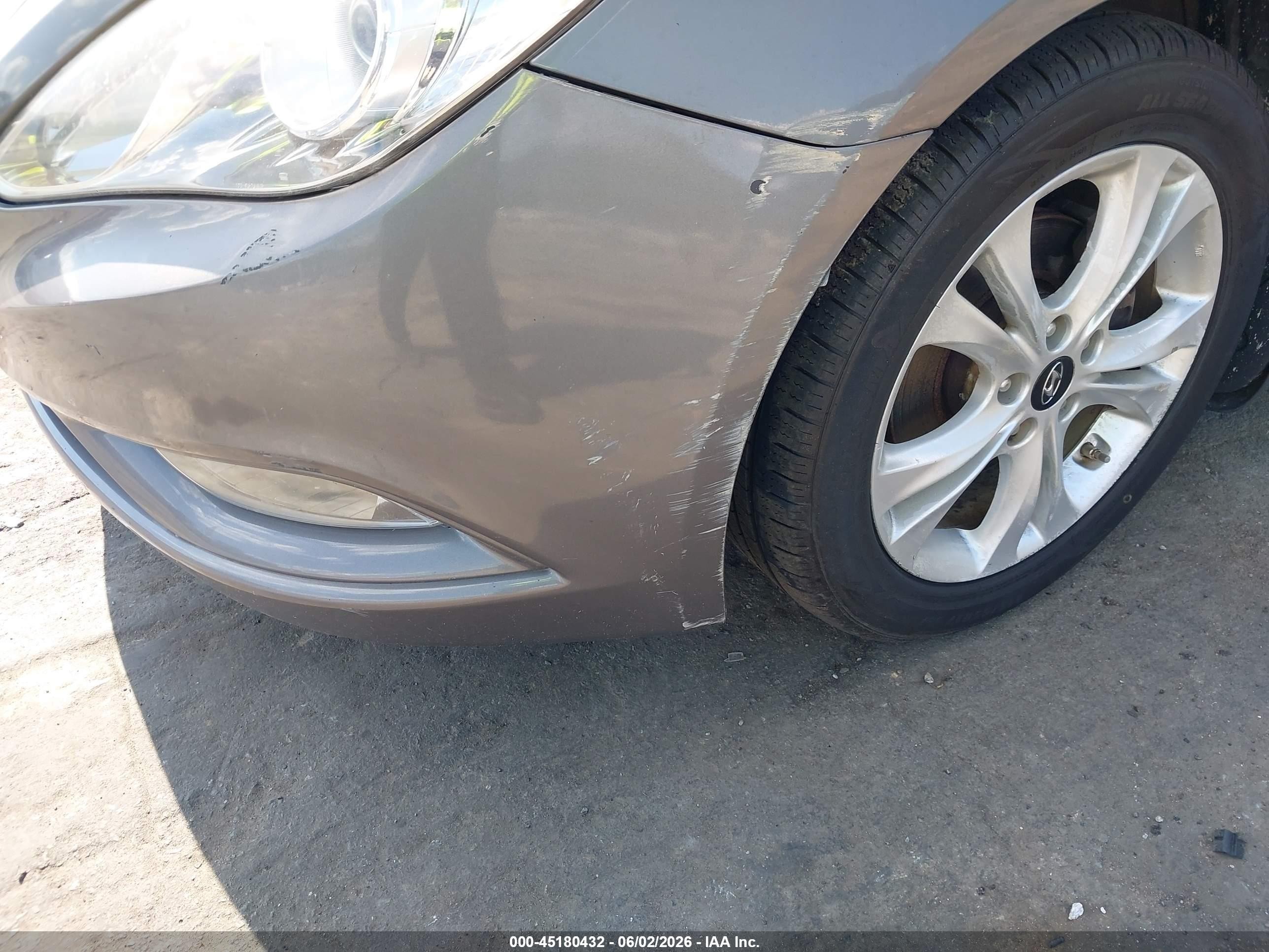 2013 Hyundai Sonata Limited Gray vin: 5NPEC4AC8DH629124