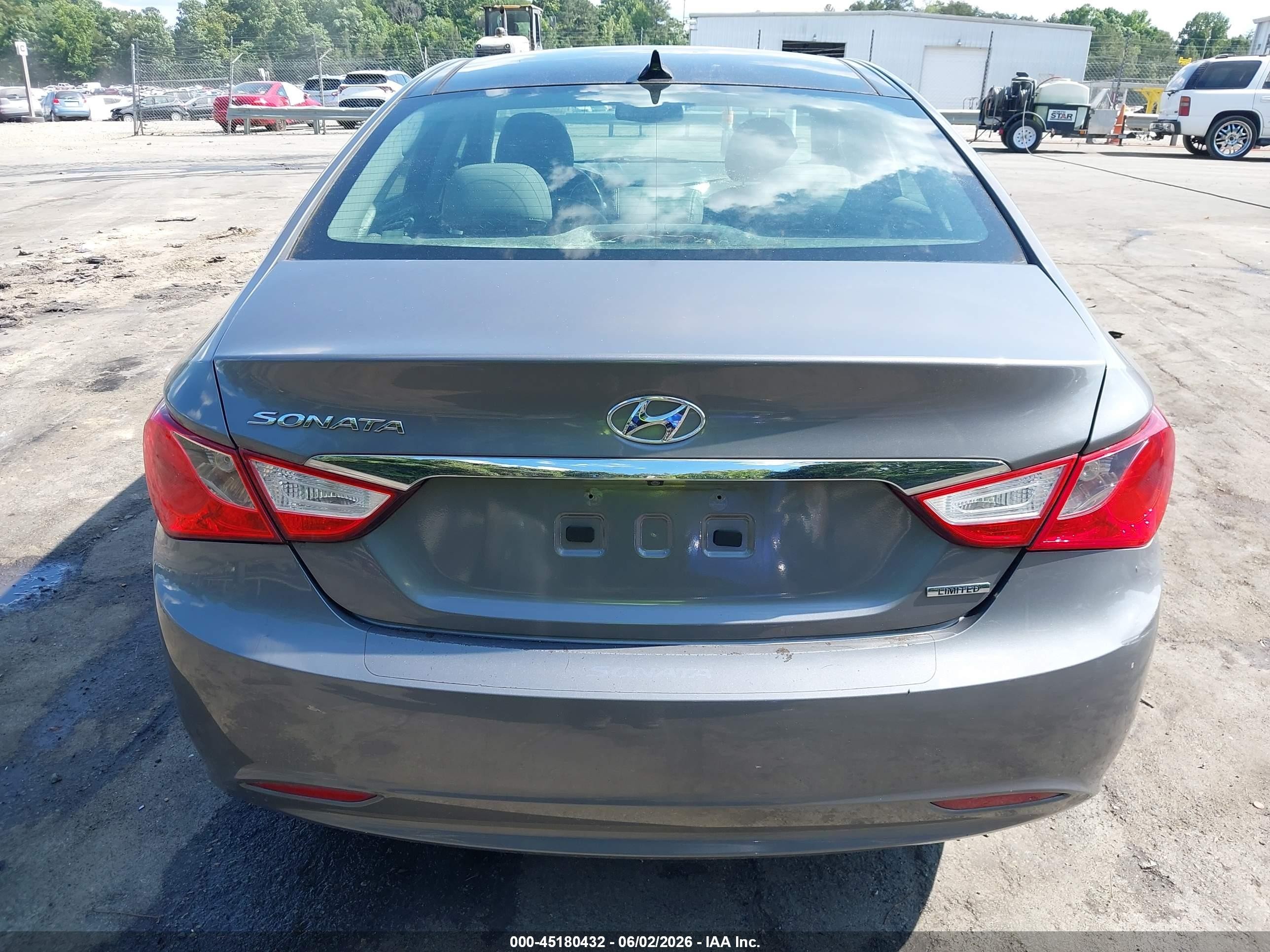 2013 Hyundai Sonata Limited Gray vin: 5NPEC4AC8DH629124
