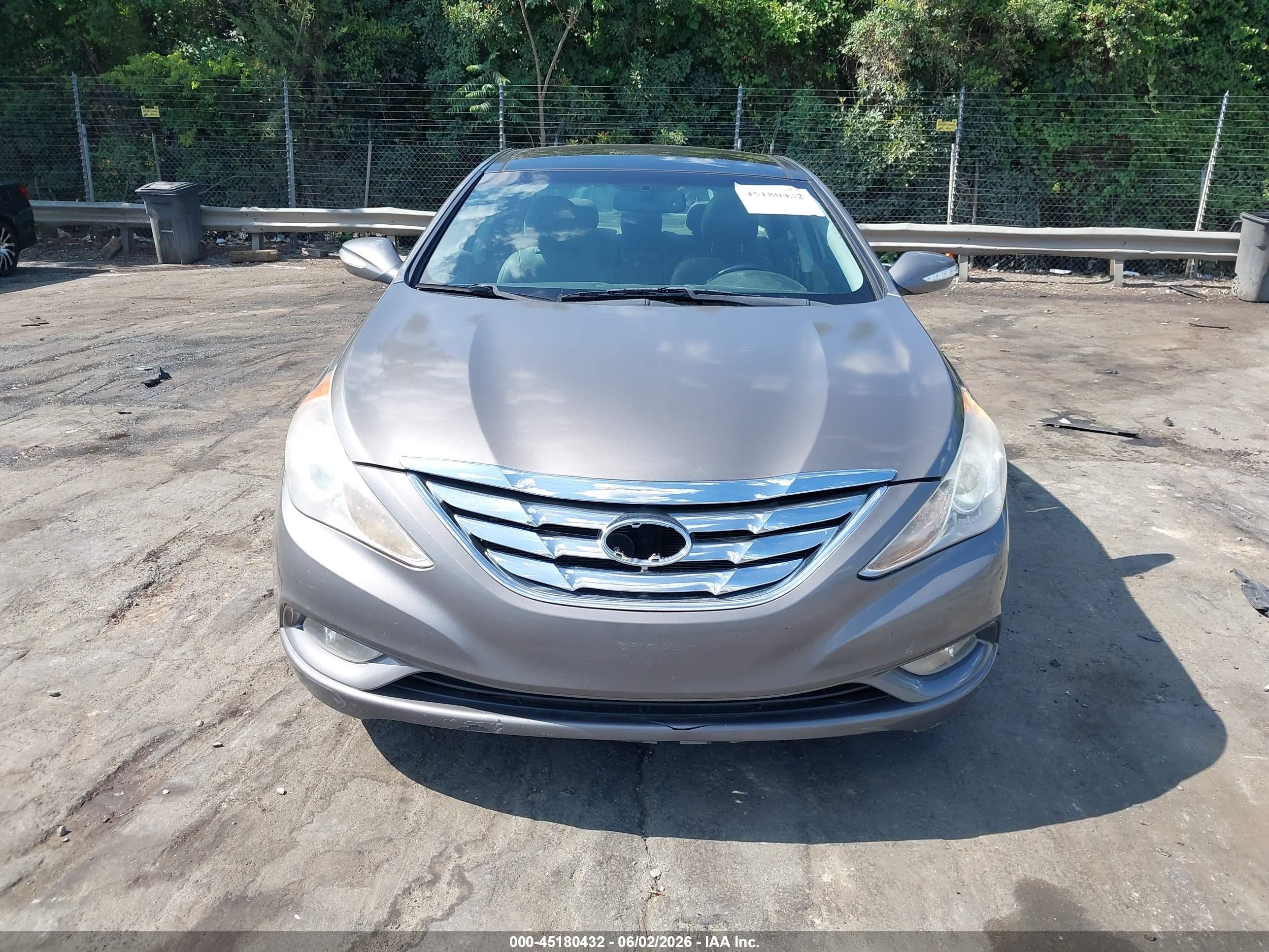 2013 Hyundai Sonata Limited Gray vin: 5NPEC4AC8DH629124
