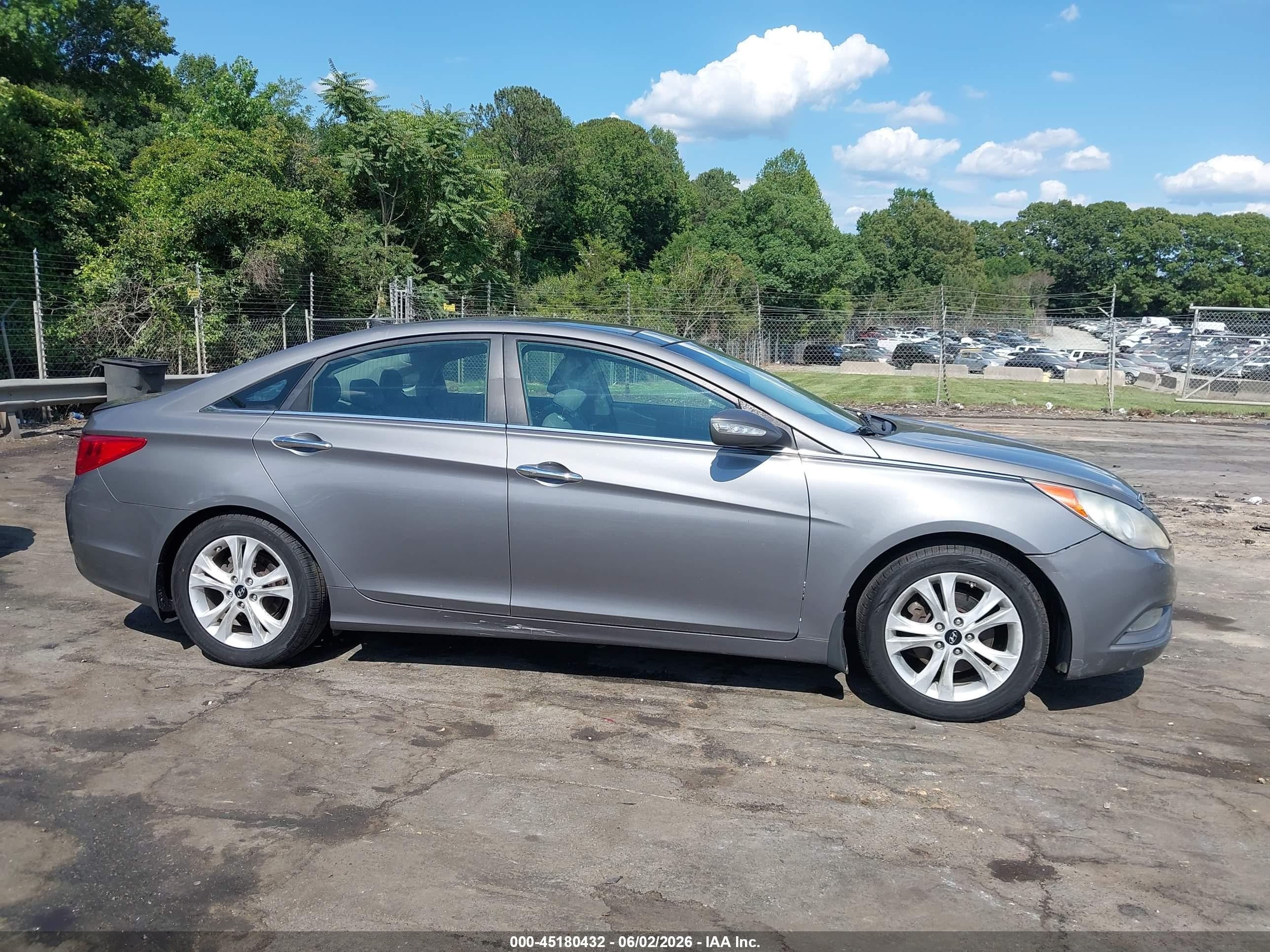 2013 Hyundai Sonata Limited Gray vin: 5NPEC4AC8DH629124