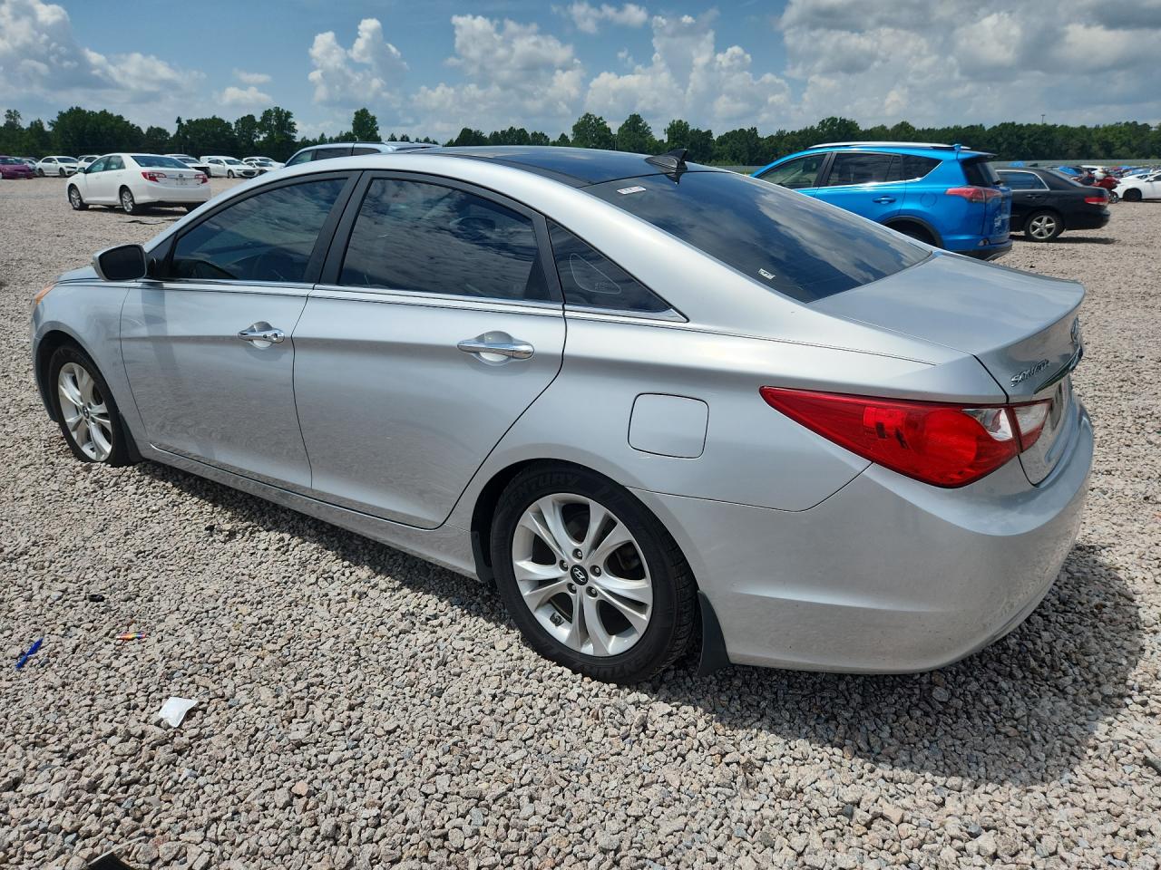 2013 Hyundai Sonata Limited Silver vin: 5NPEC4AC8DH629642