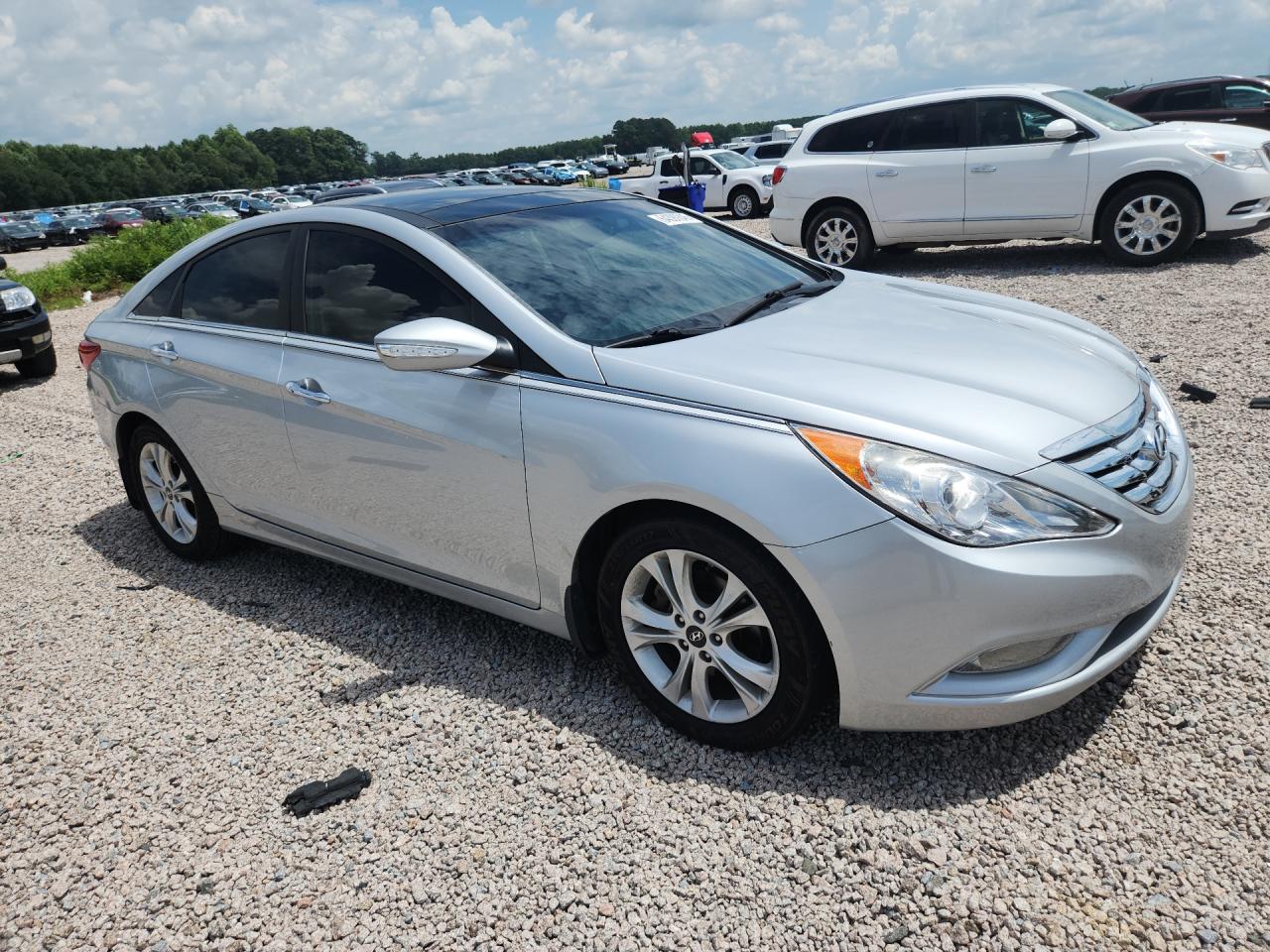 2013 Hyundai Sonata Limited Silver vin: 5NPEC4AC8DH629642