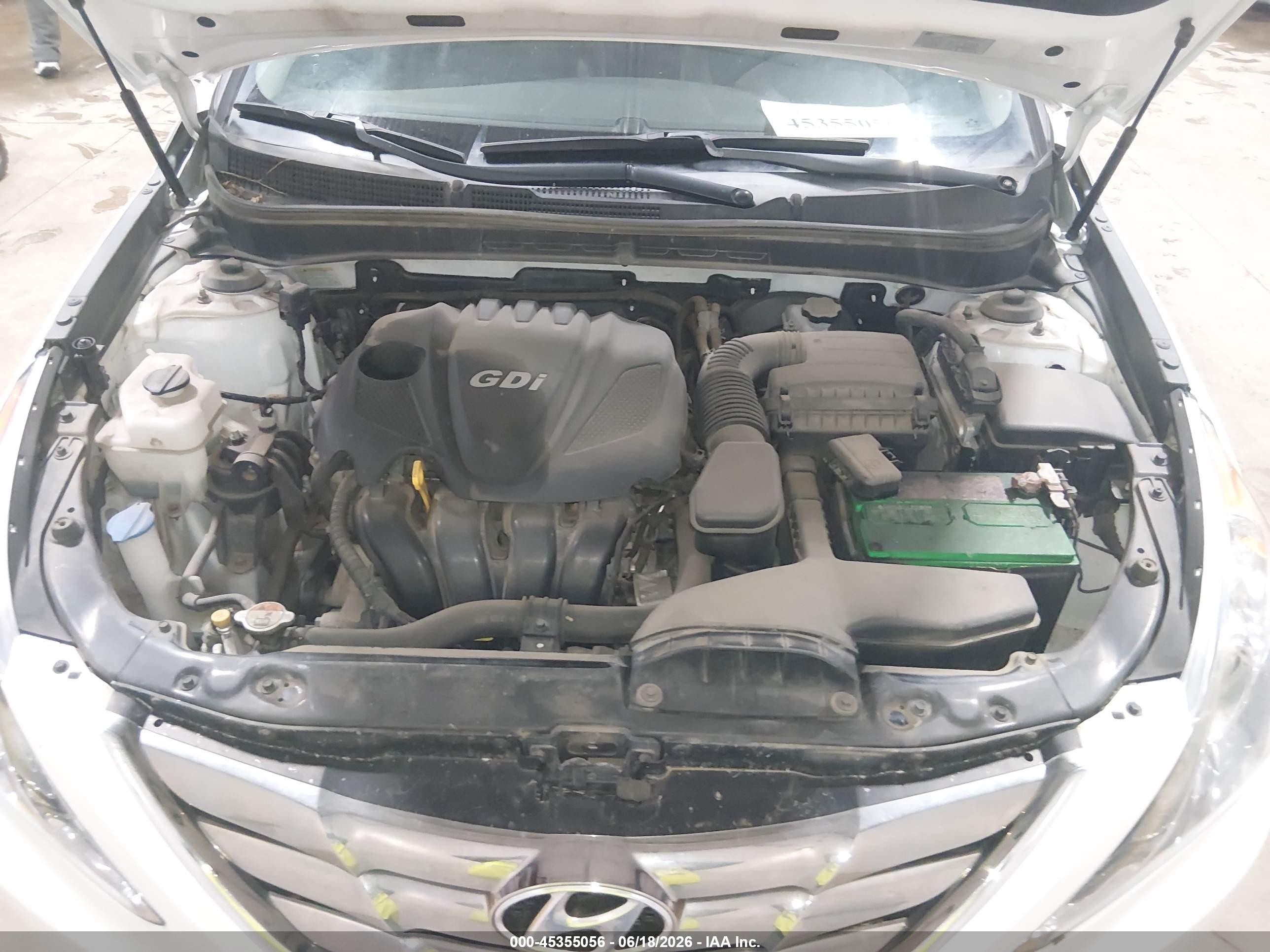 2013 Hyundai Sonata Se White vin: 5NPEC4AC8DH667193