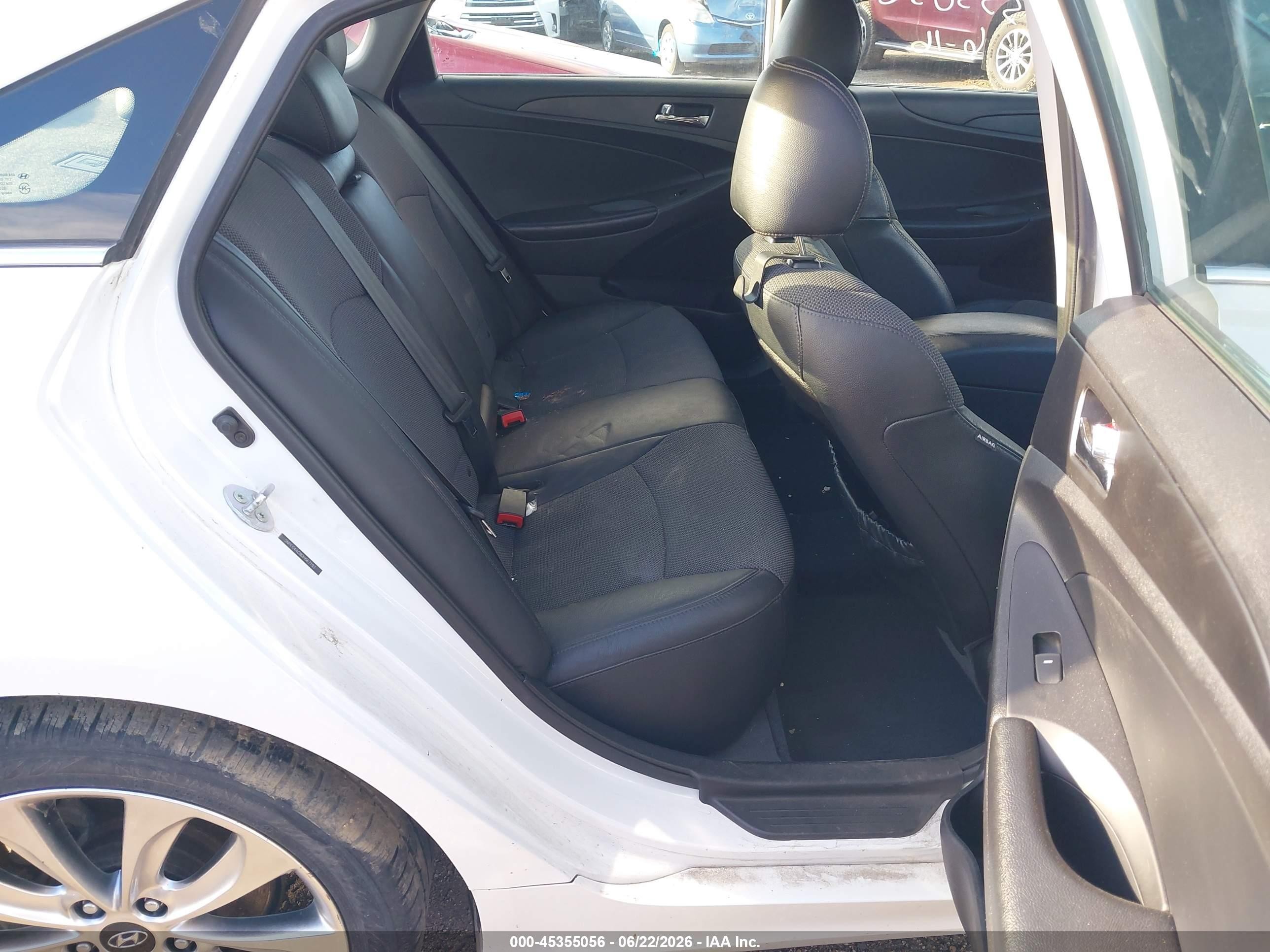 2013 Hyundai Sonata Se White vin: 5NPEC4AC8DH667193