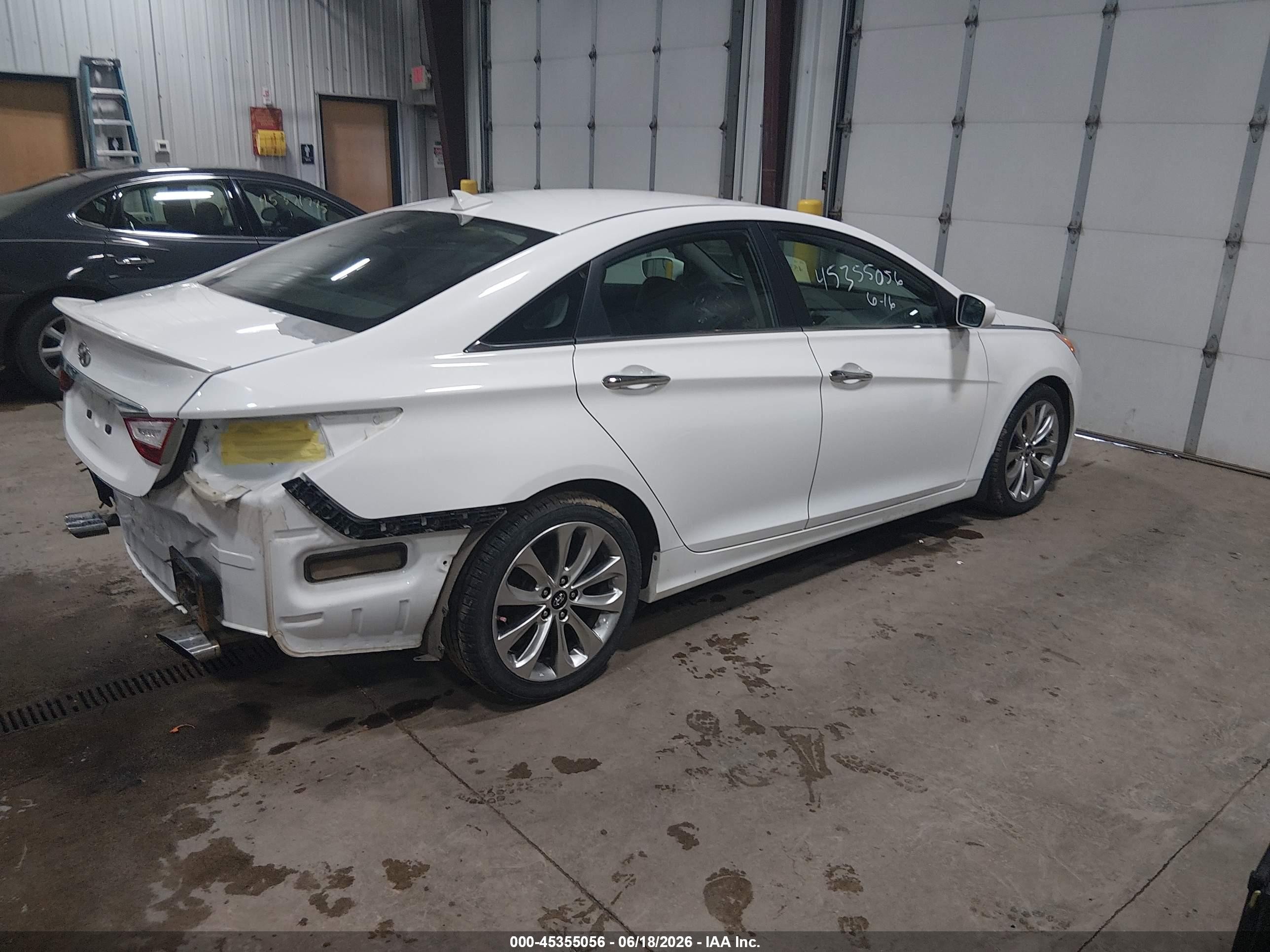 2013 Hyundai Sonata Se White vin: 5NPEC4AC8DH667193