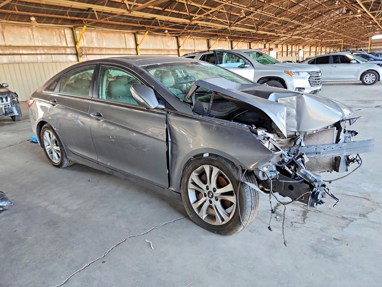 2013 Hyundai Sonata Limited Gray vin: 5NPEC4AC8DH675052