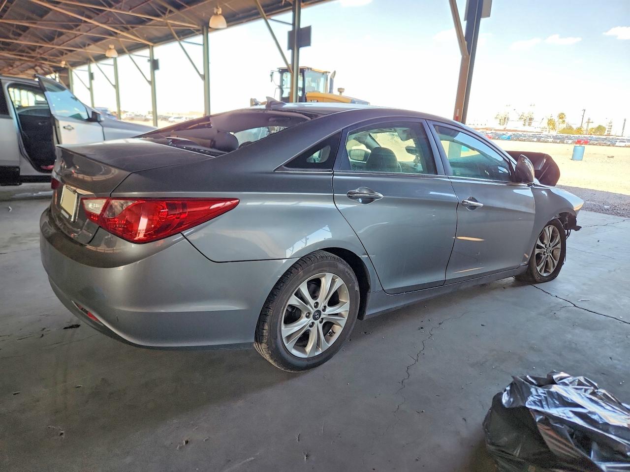 2013 Hyundai Sonata Limited Gray vin: 5NPEC4AC8DH675052