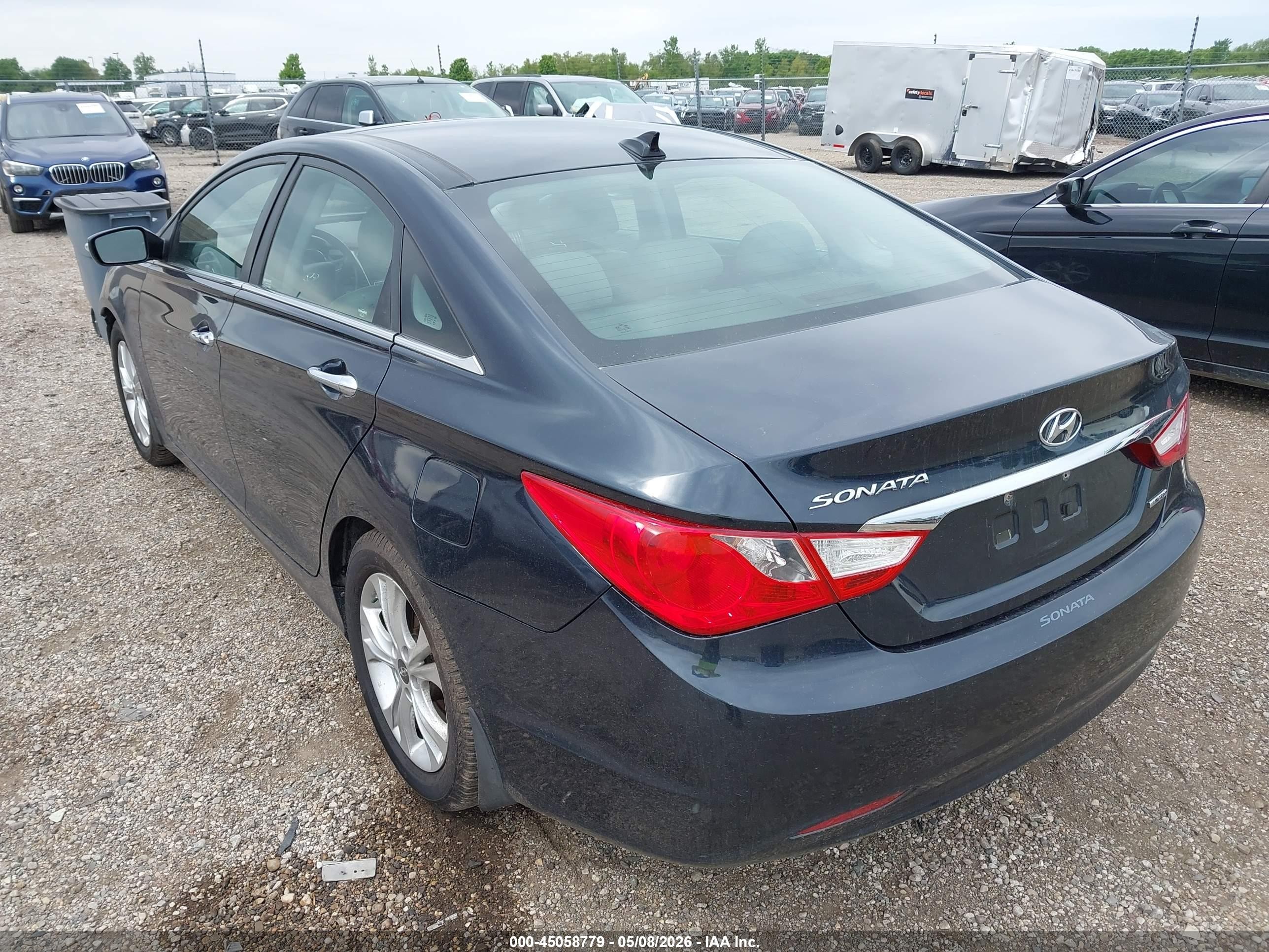 2013 Hyundai Sonata Limited Gray vin: 5NPEC4AC8DH675813