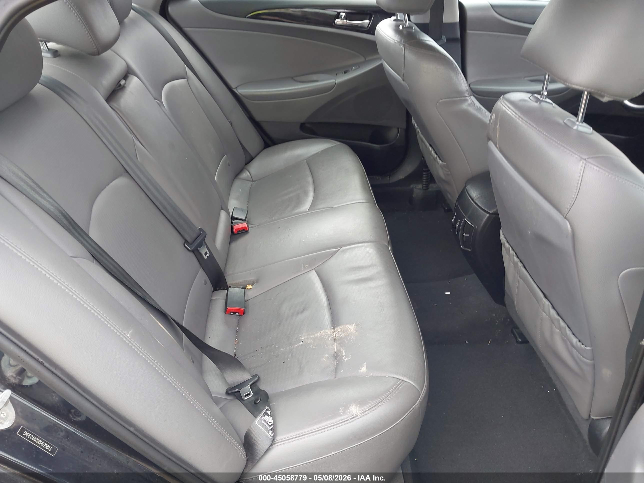 2013 Hyundai Sonata Limited Gray vin: 5NPEC4AC8DH675813