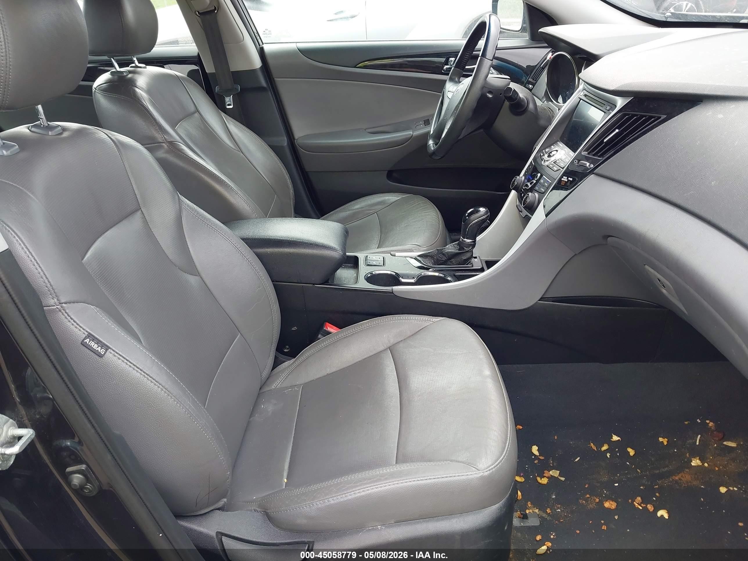 2013 Hyundai Sonata Limited Gray vin: 5NPEC4AC8DH675813