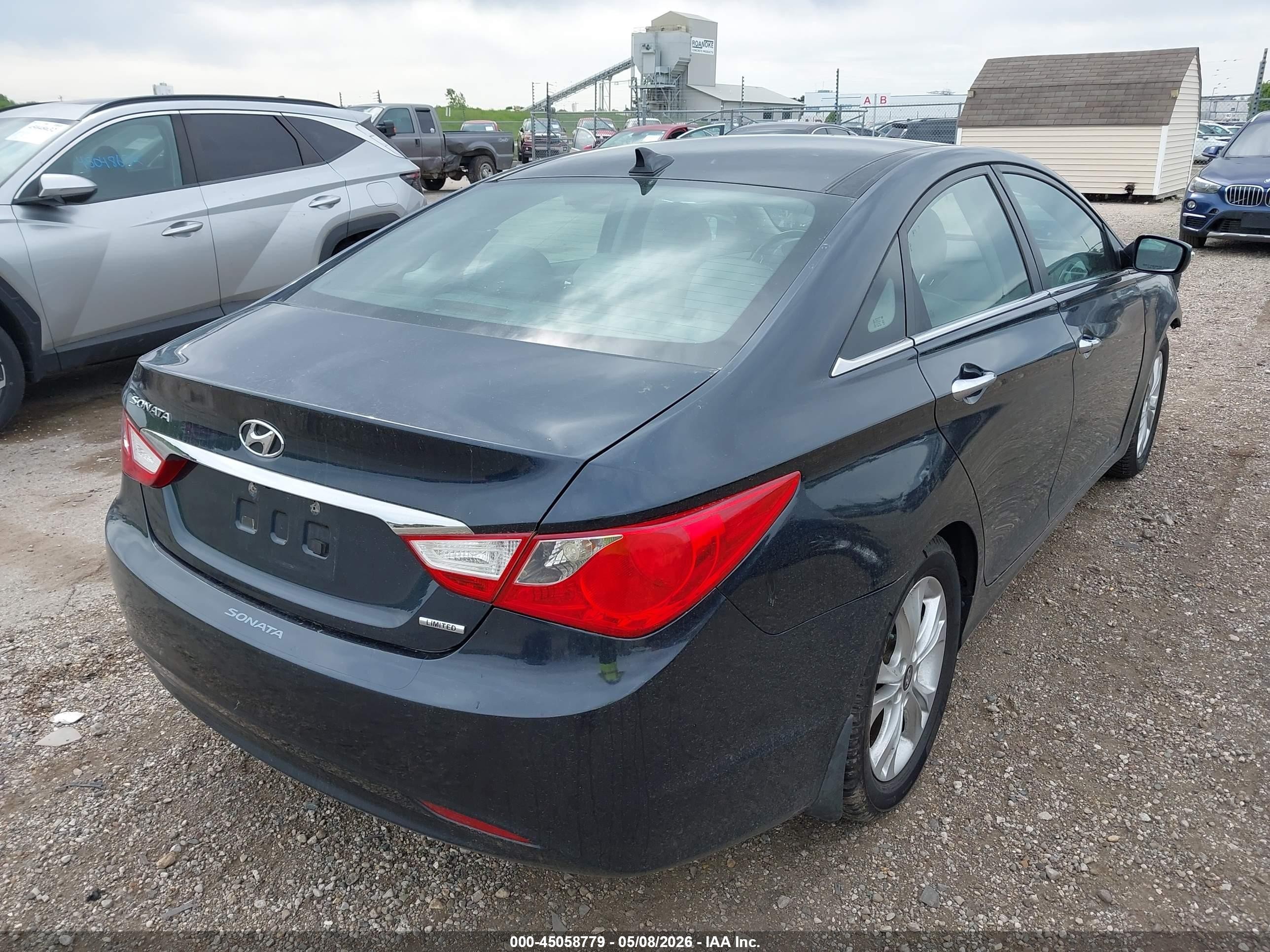2013 Hyundai Sonata Limited Gray vin: 5NPEC4AC8DH675813