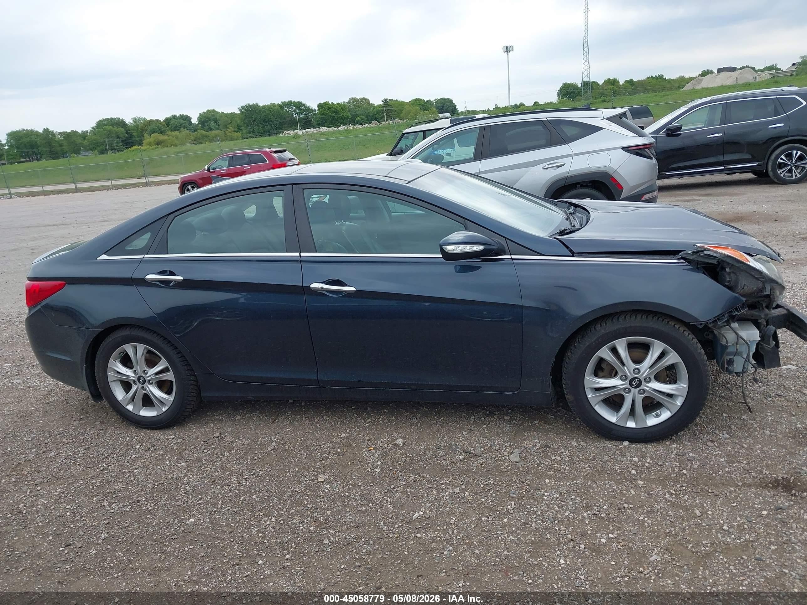 2013 Hyundai Sonata Limited Gray vin: 5NPEC4AC8DH675813