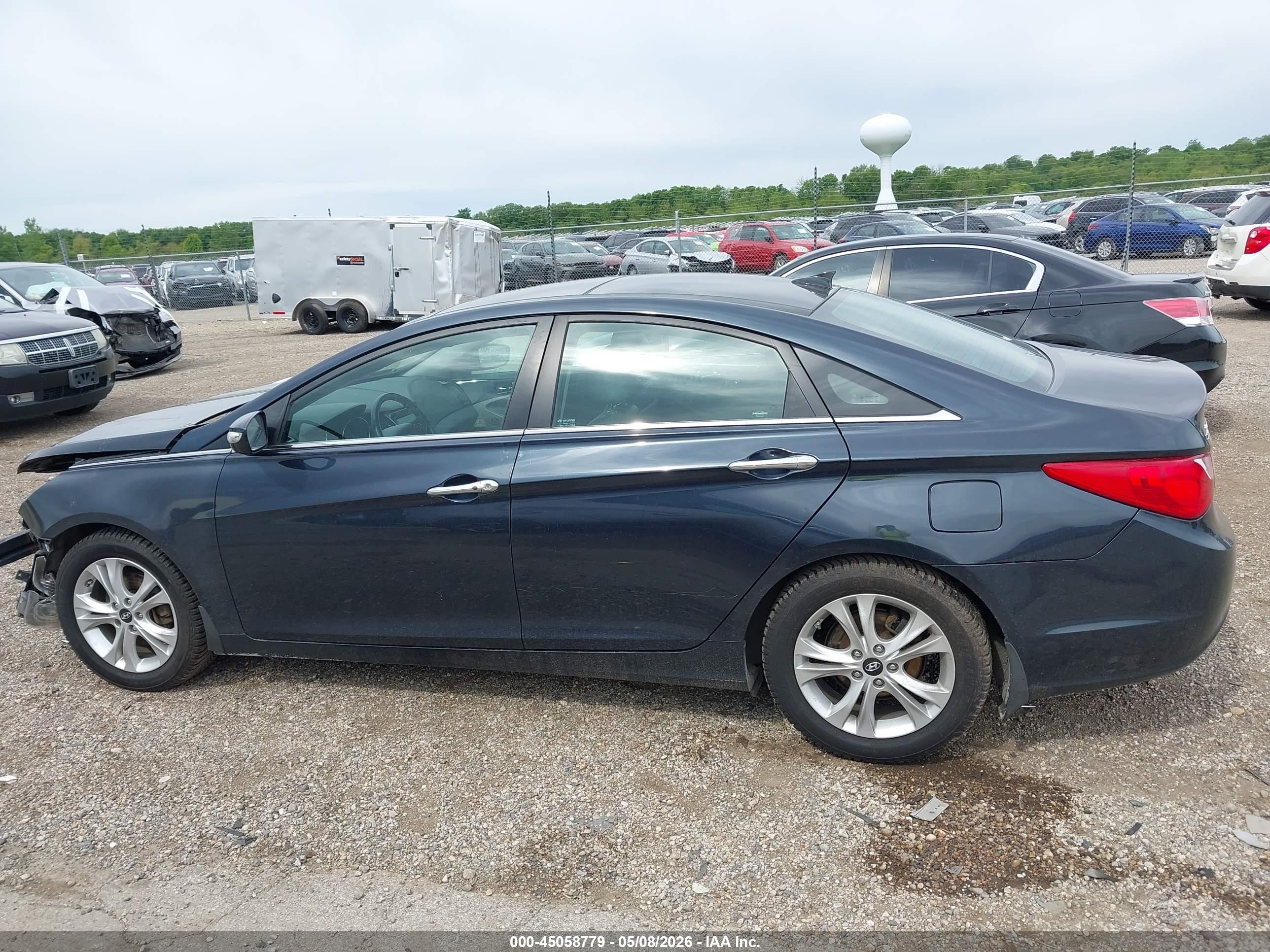2013 Hyundai Sonata Limited Gray vin: 5NPEC4AC8DH675813