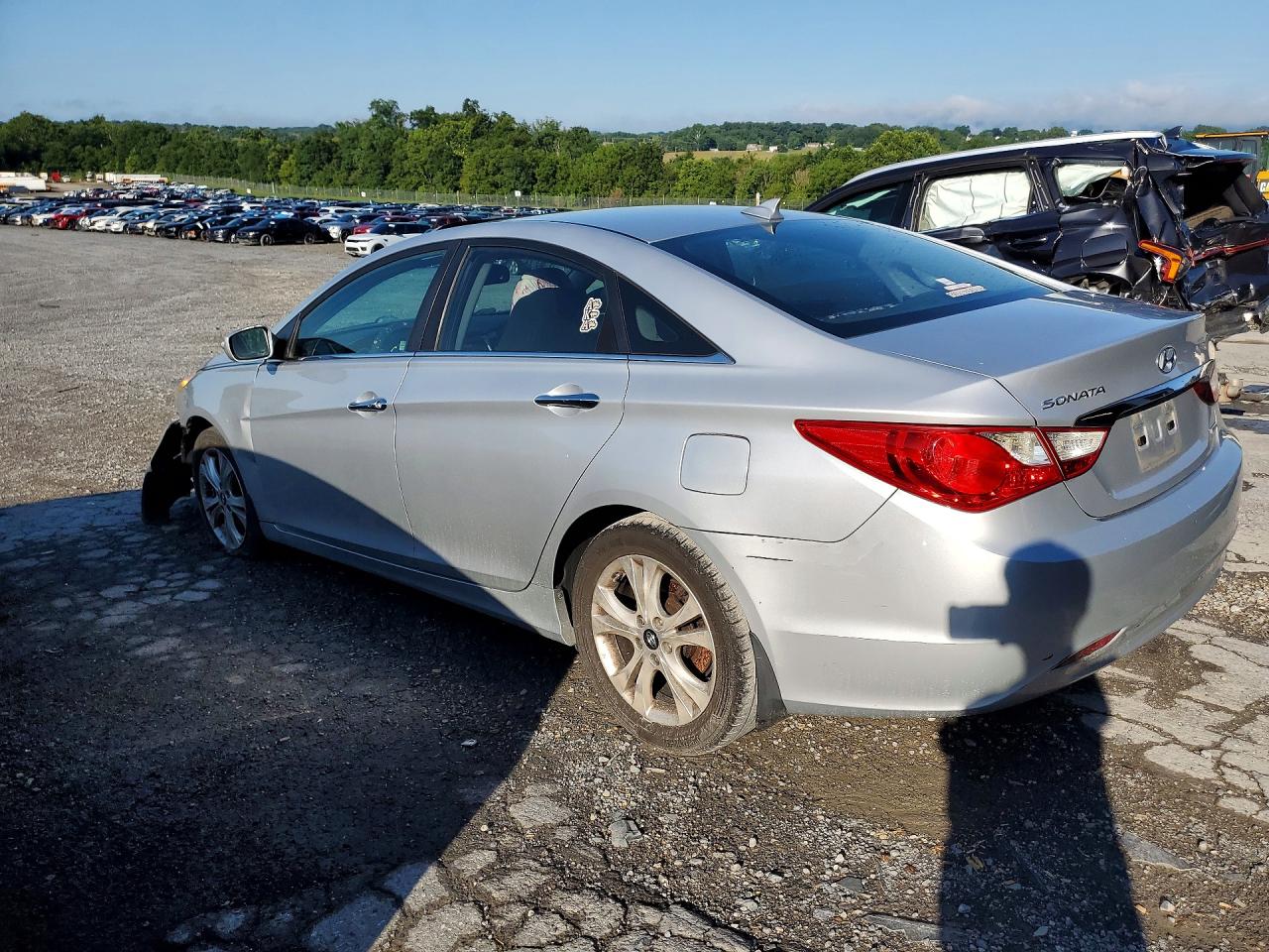 2013 Hyundai Sonata Limited Серебряный vin: 5NPEC4AC8DH683376