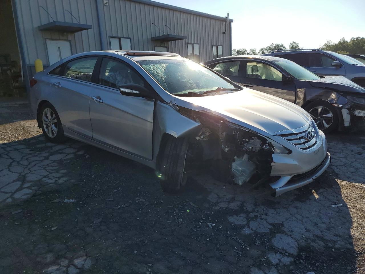 2013 Hyundai Sonata Limited Серебряный vin: 5NPEC4AC8DH683376