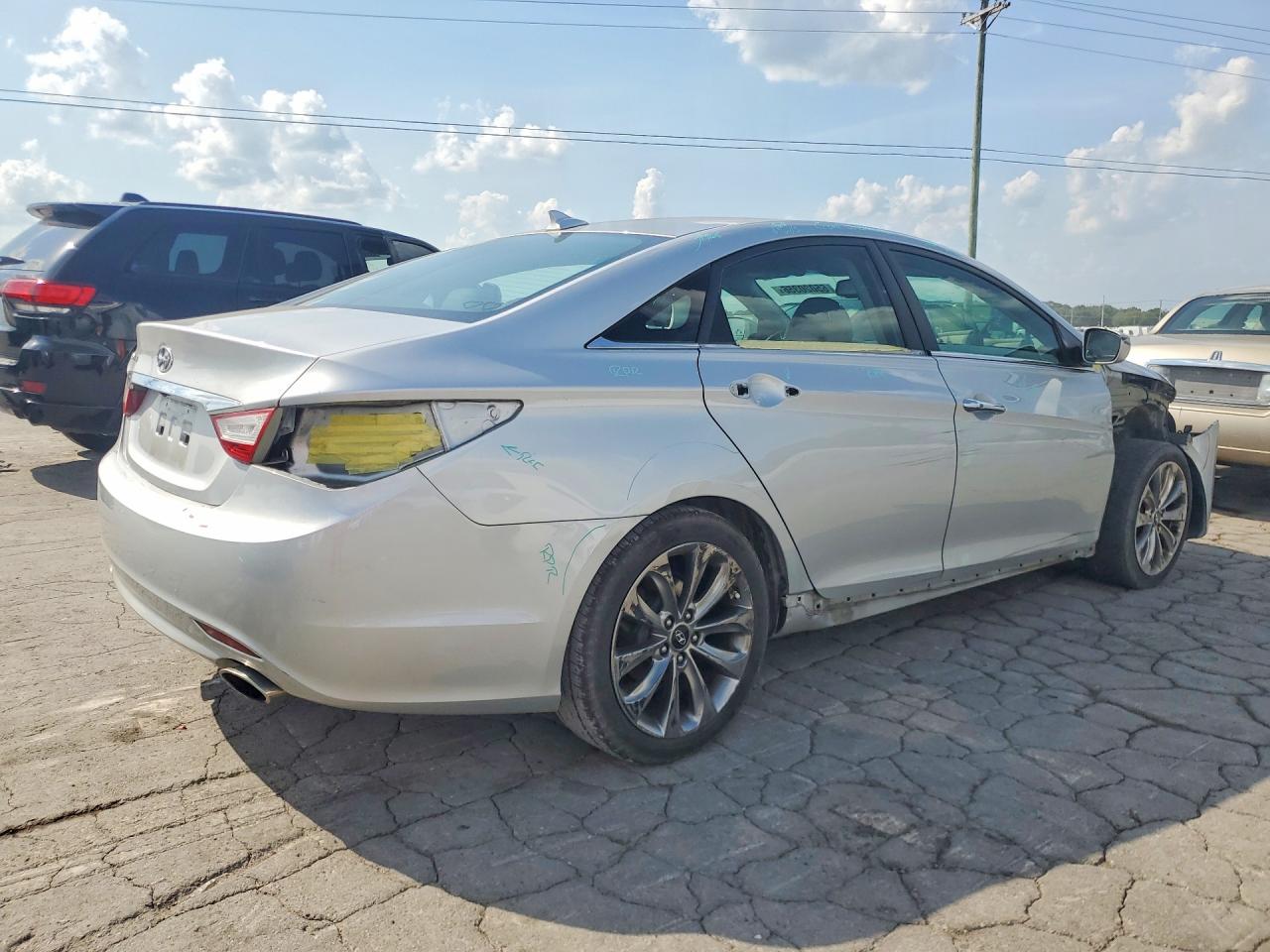2013 Hyundai Sonata Se Silver vin: 5NPEC4AC8DH699772