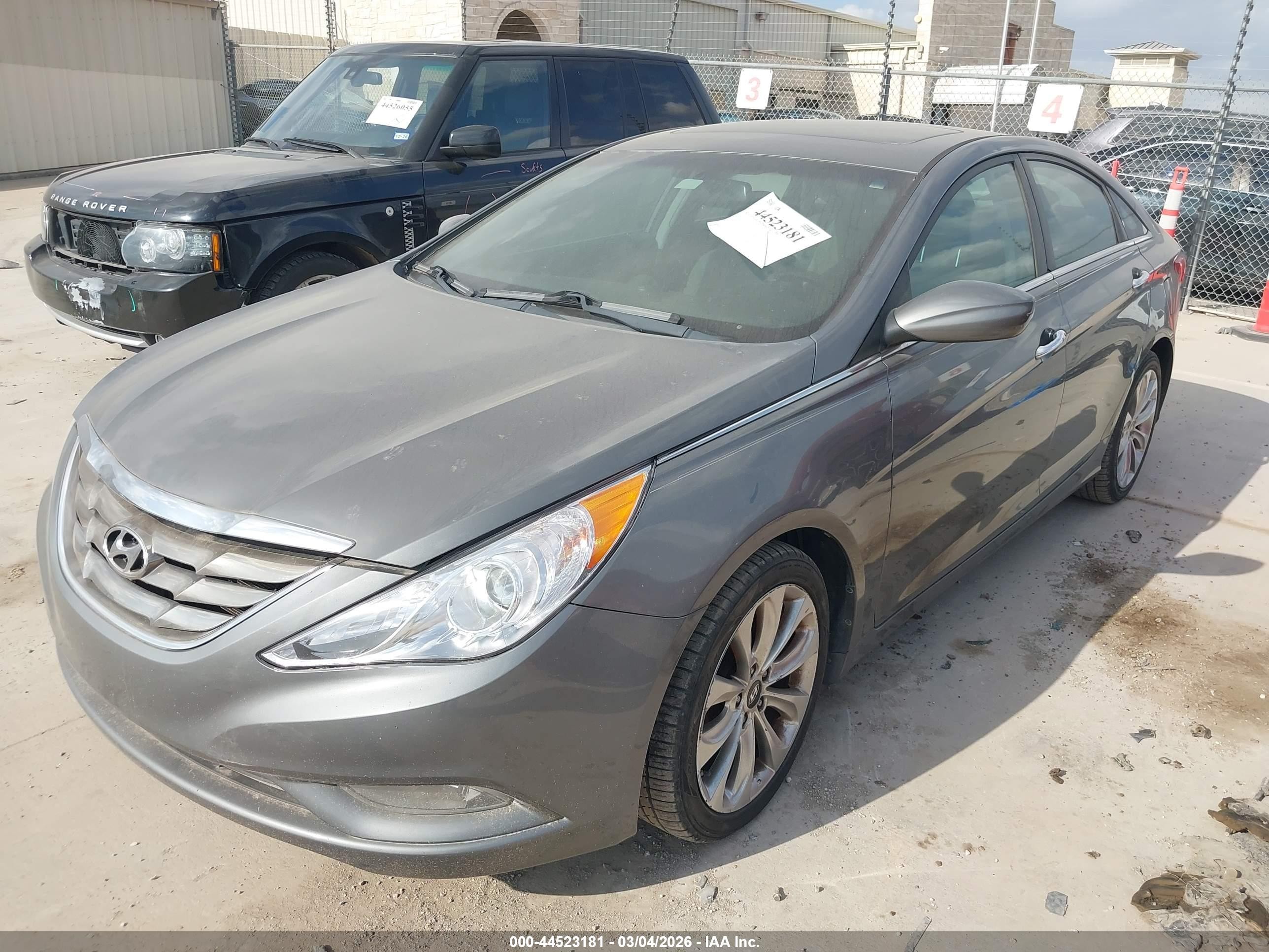 2013 Hyundai Sonata Se Gray vin: 5NPEC4AC8DH707241