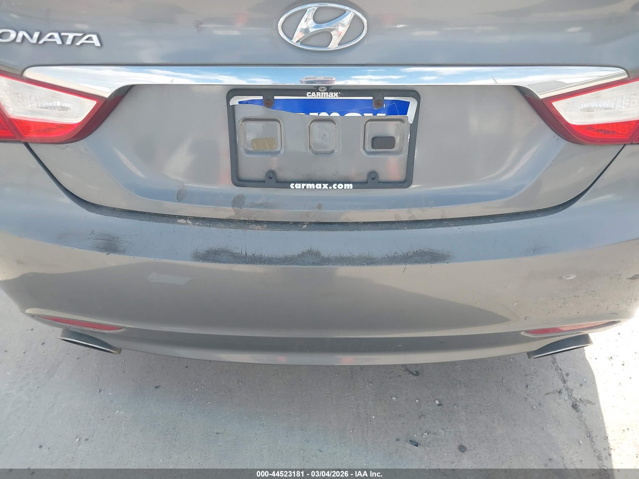 2013 Hyundai Sonata Se Gray vin: 5NPEC4AC8DH707241