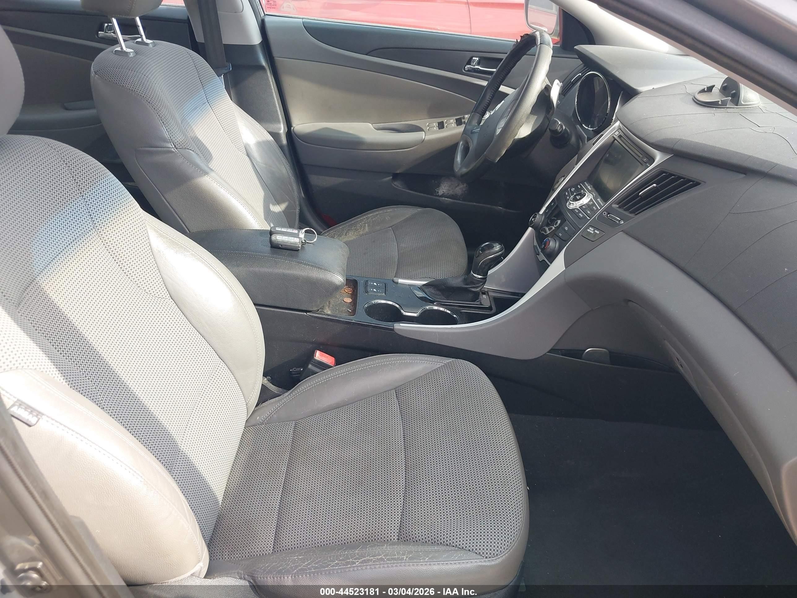2013 Hyundai Sonata Se Gray vin: 5NPEC4AC8DH707241