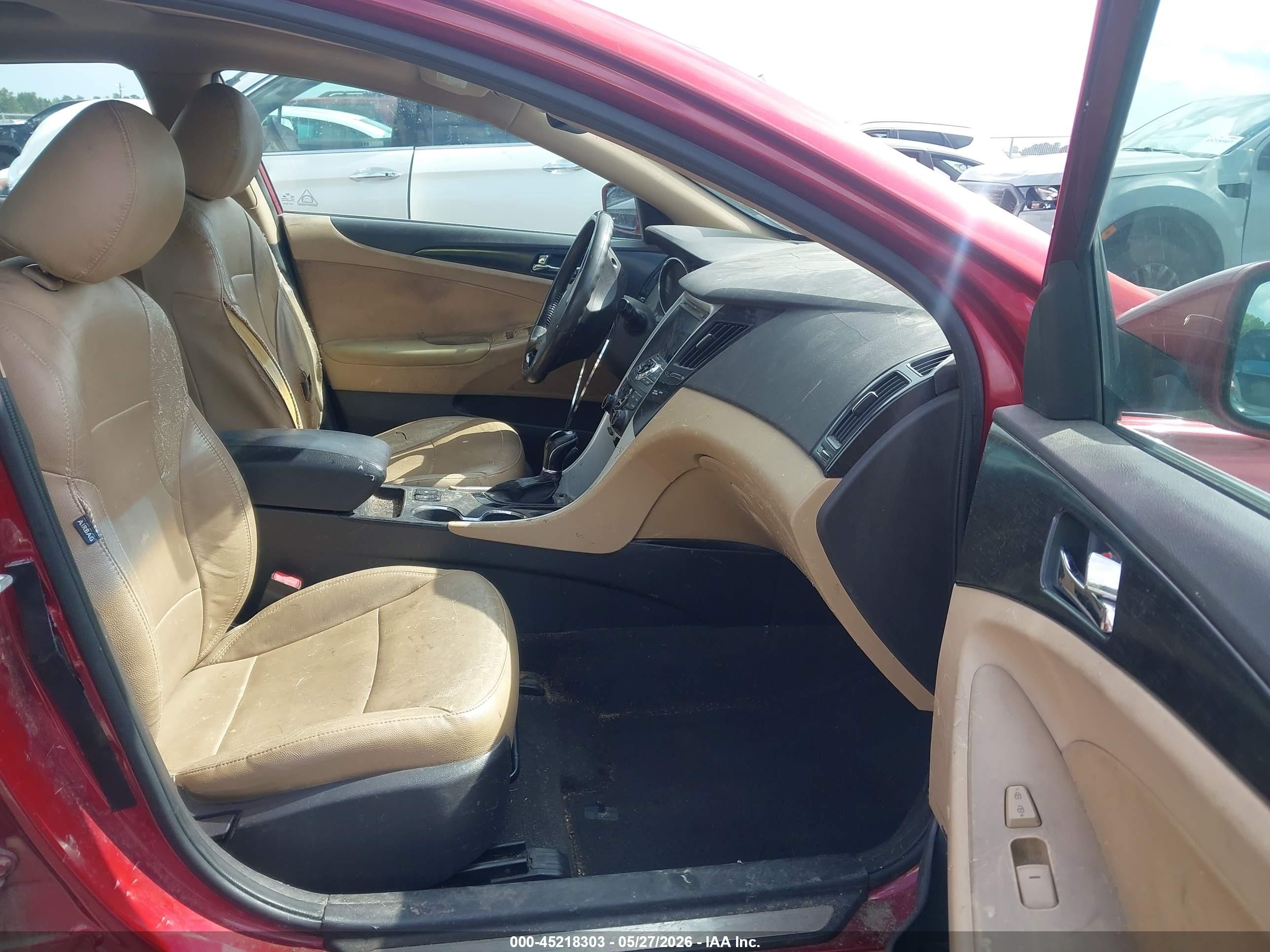 2013 Hyundai Sonata Limited Red vin: 5NPEC4AC8DH734116