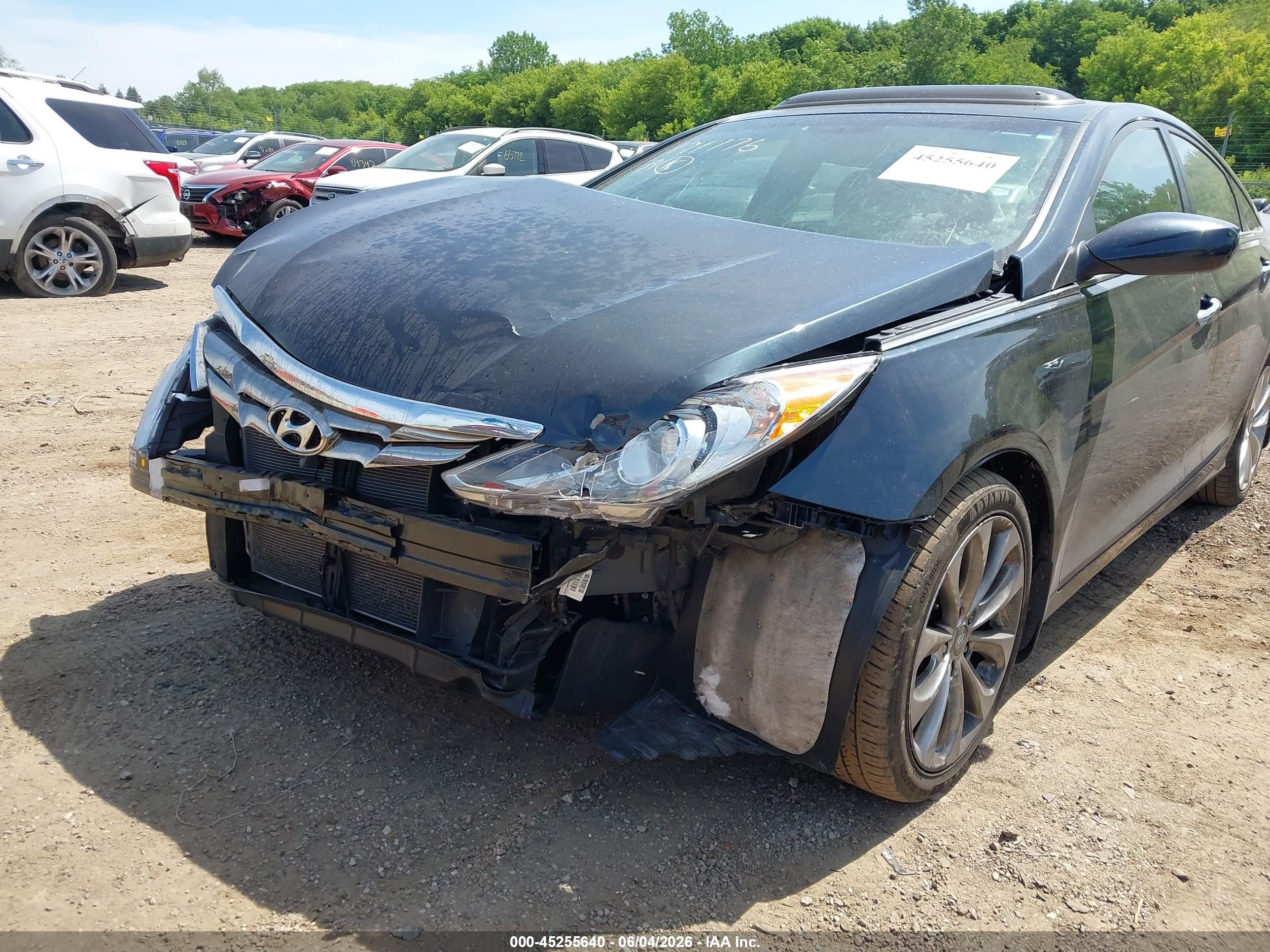 2013 Hyundai Sonata Se Dark Blue vin: 5NPEC4AC8DH776155