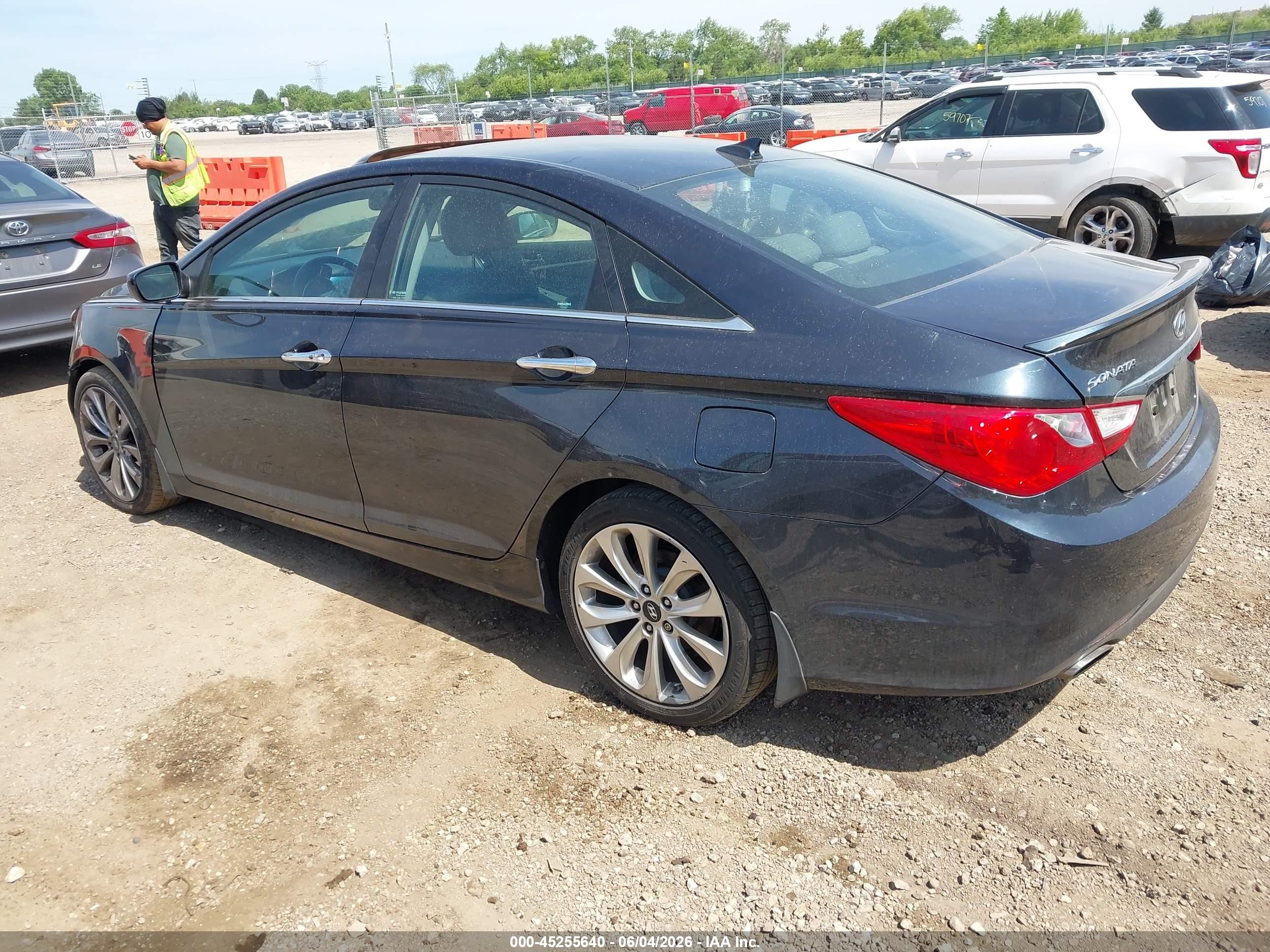 2013 Hyundai Sonata Se Dark Blue vin: 5NPEC4AC8DH776155
