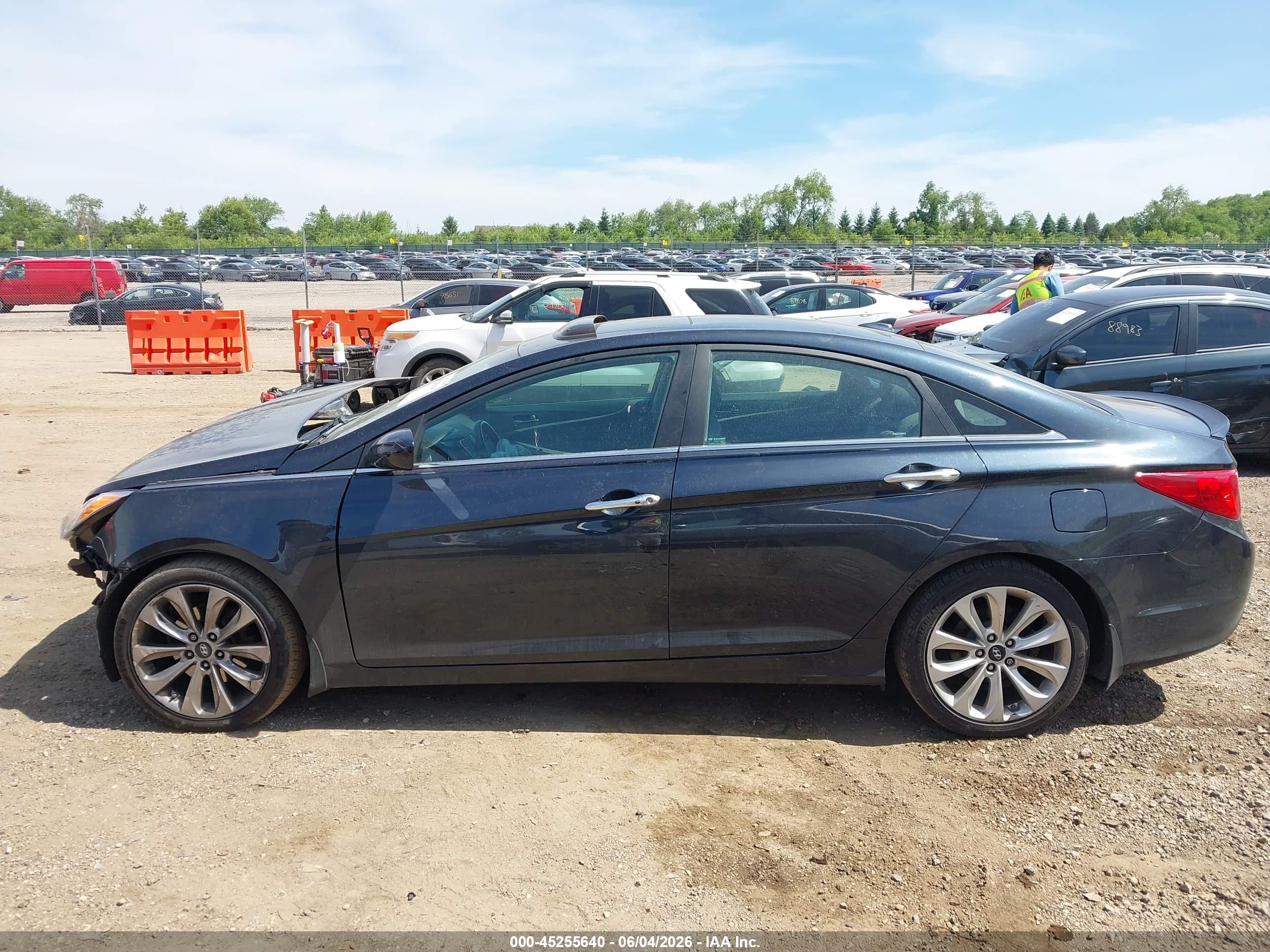 2013 Hyundai Sonata Se Dark Blue vin: 5NPEC4AC8DH776155