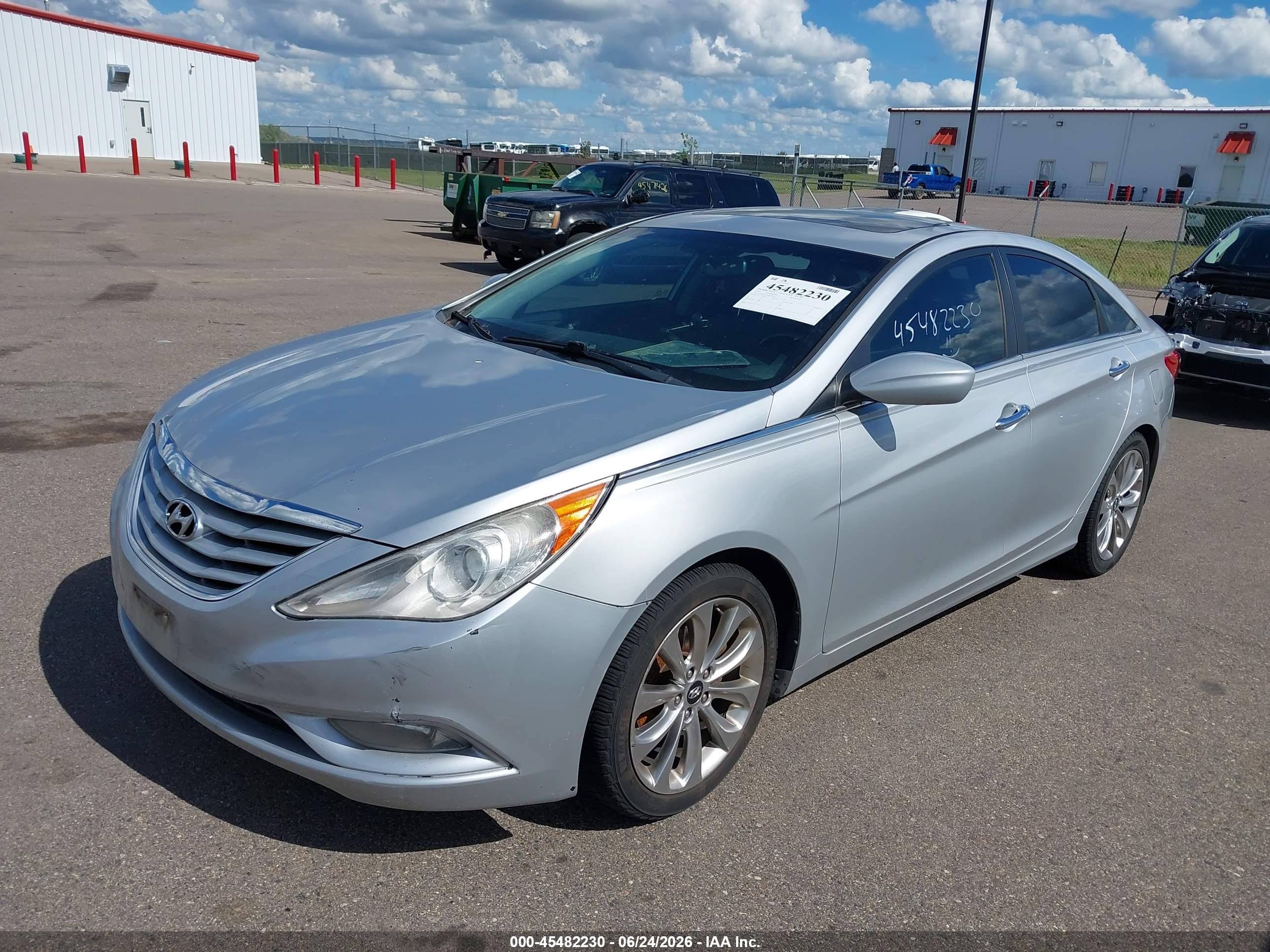 2013 Hyundai Sonata Se Silver vin: 5NPEC4AC8DH777953