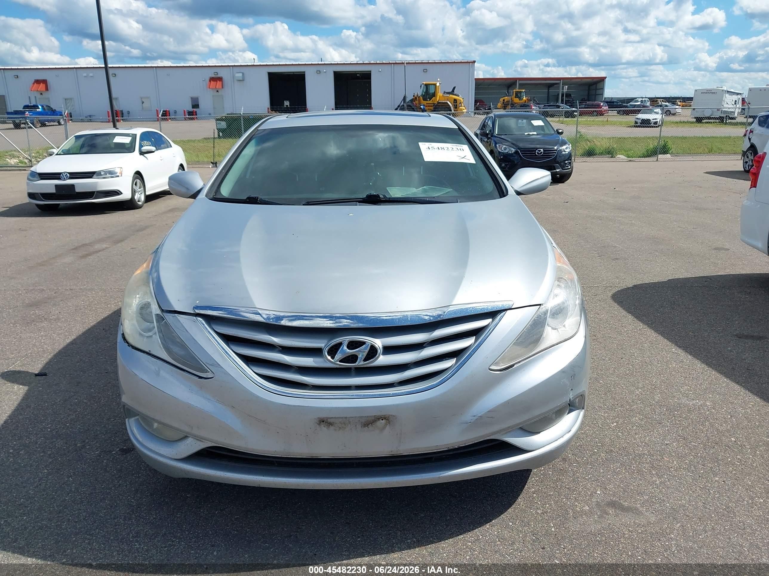 2013 Hyundai Sonata Se Silver vin: 5NPEC4AC8DH777953