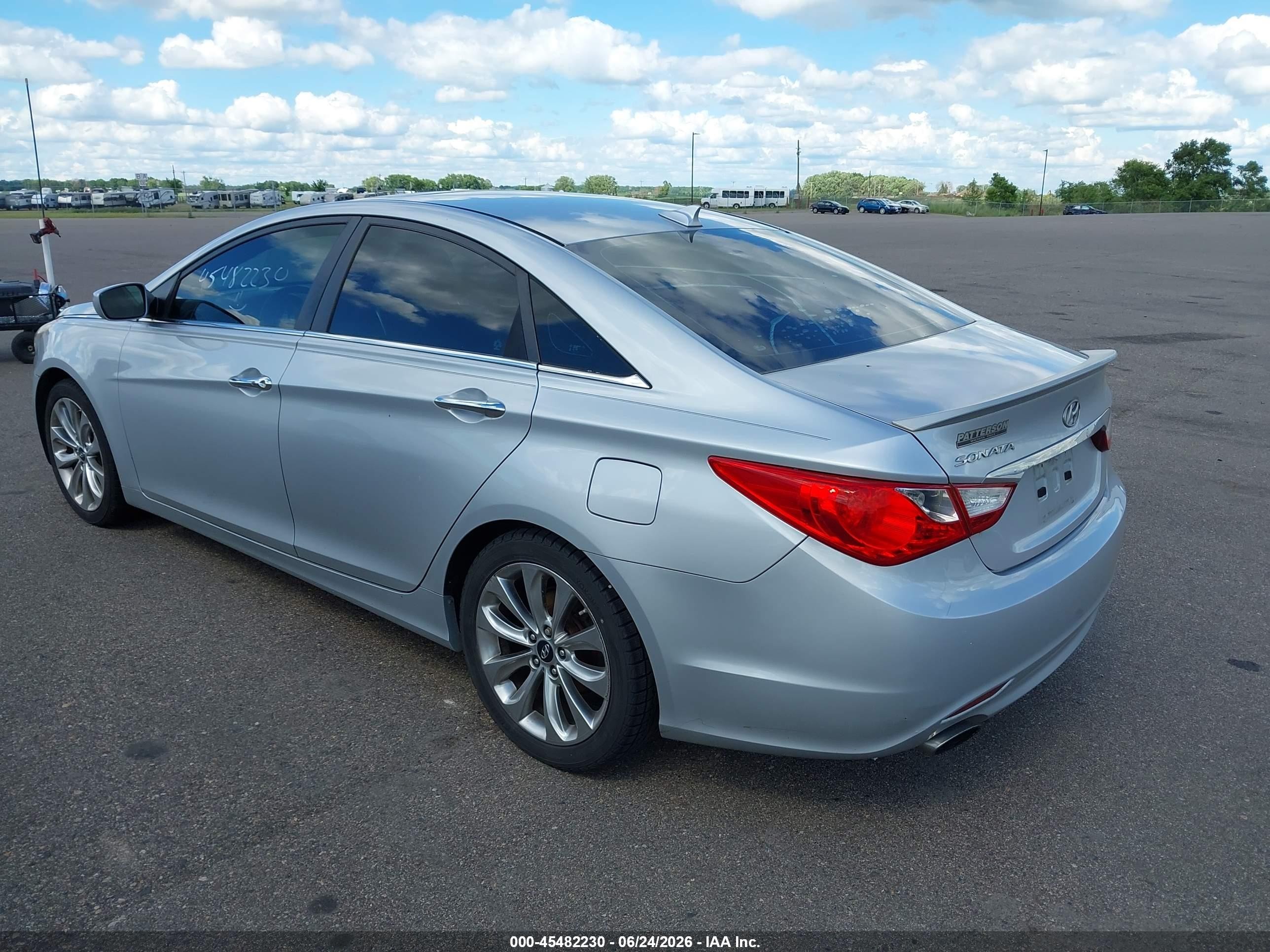 2013 Hyundai Sonata Se Silver vin: 5NPEC4AC8DH777953